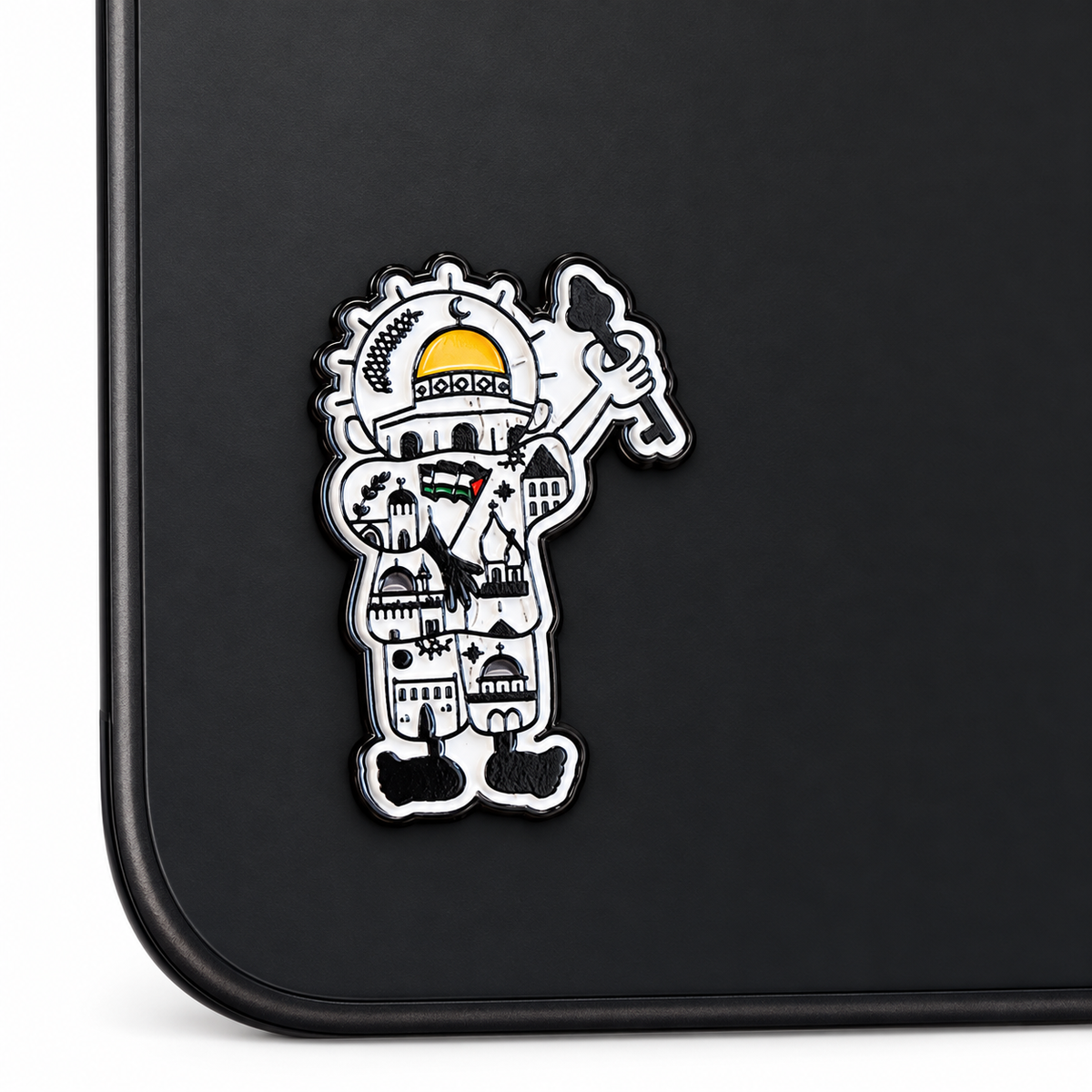 Palestine Metal Phone Stickers Assorted
