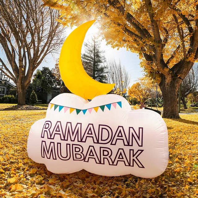 Ramadan Eid Mubarak Inflatable Double Sided Moon - Habibi Heritage