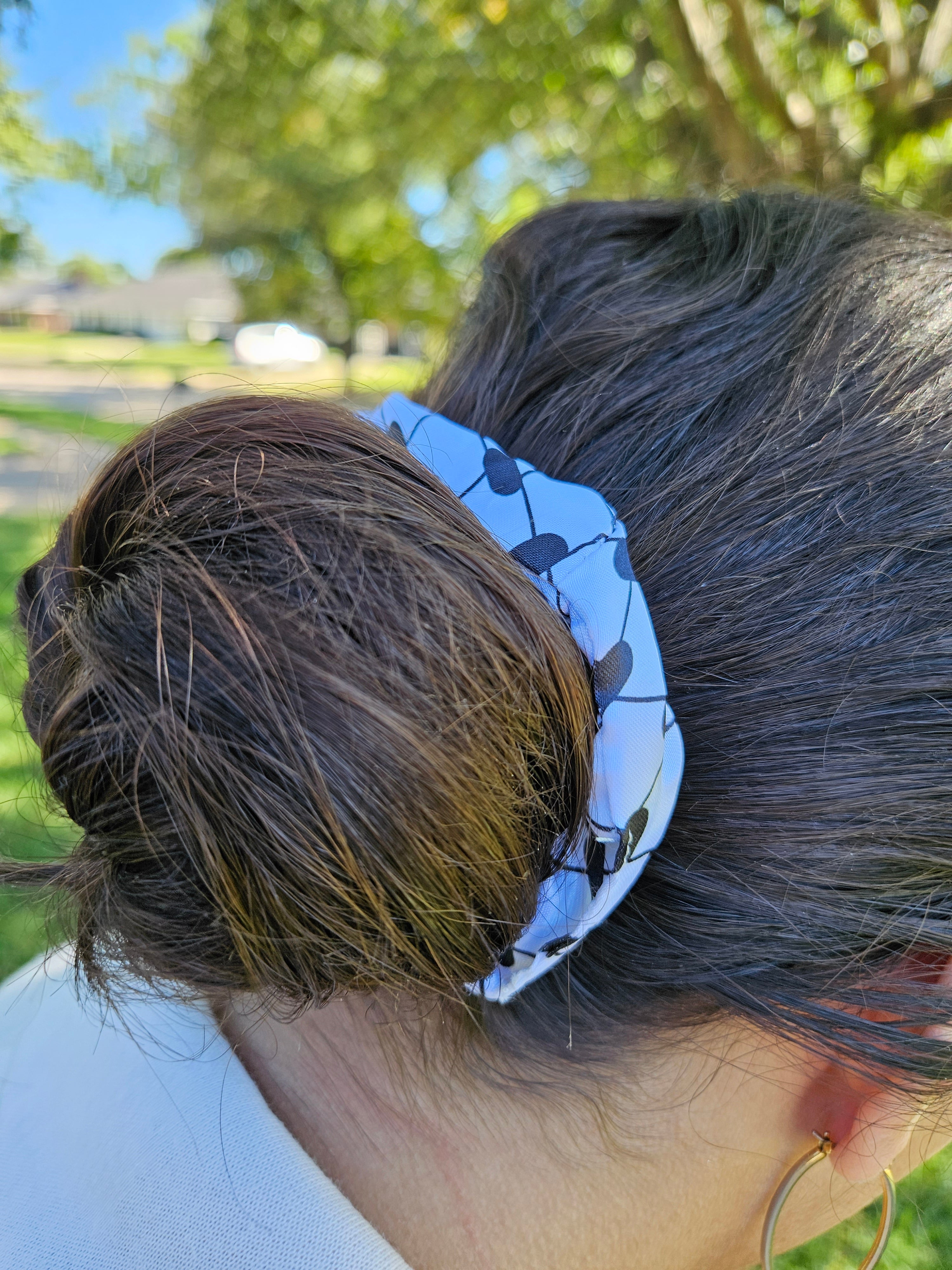 Keffiyeh Hatta Scrunchie Hair Tie Accessory - Habibi Heritage