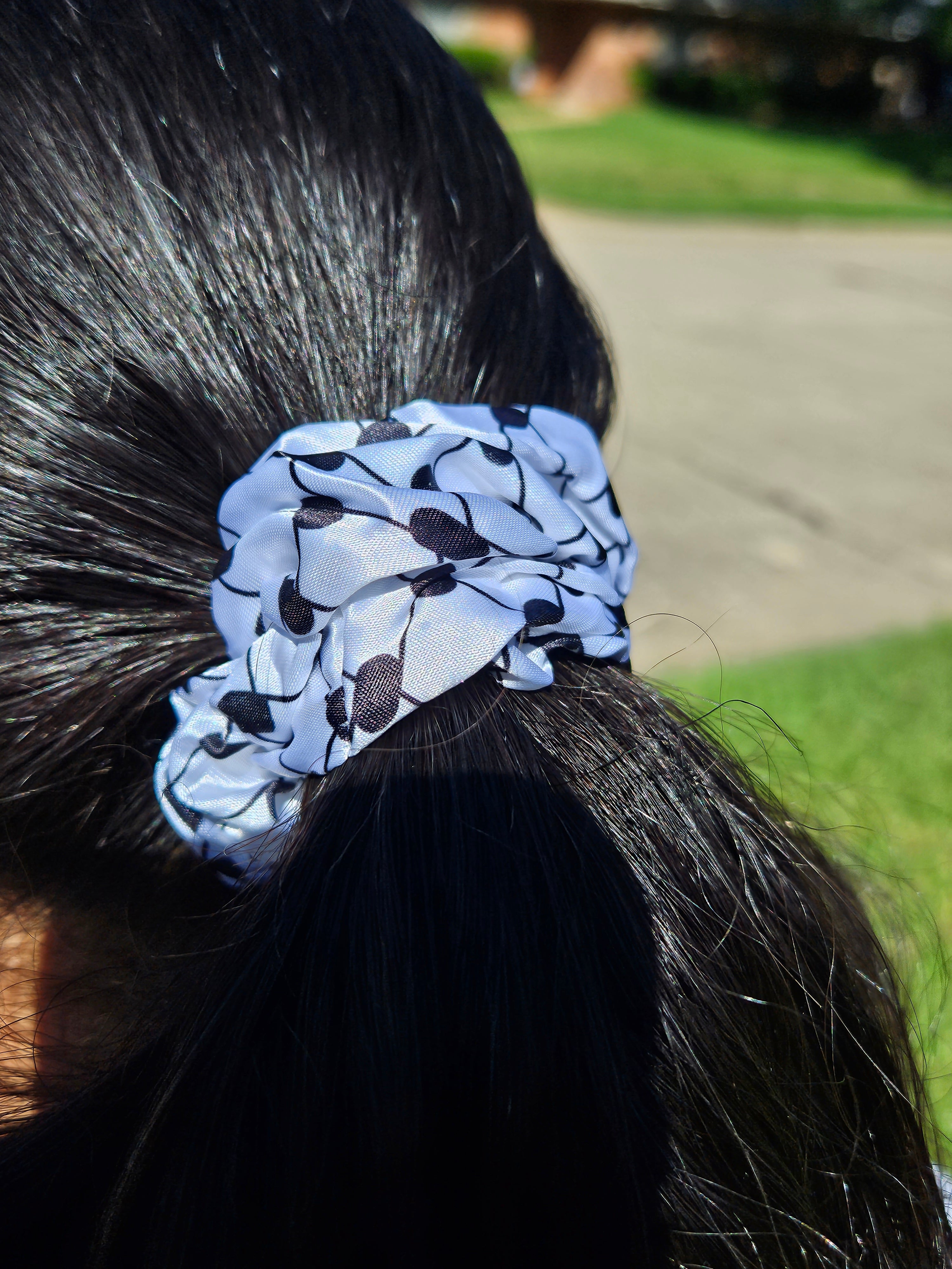 Keffiyeh Hatta Hair Accessories - Scrunchie Bow Headband Bonnet Long Bows - Habibi Heritage