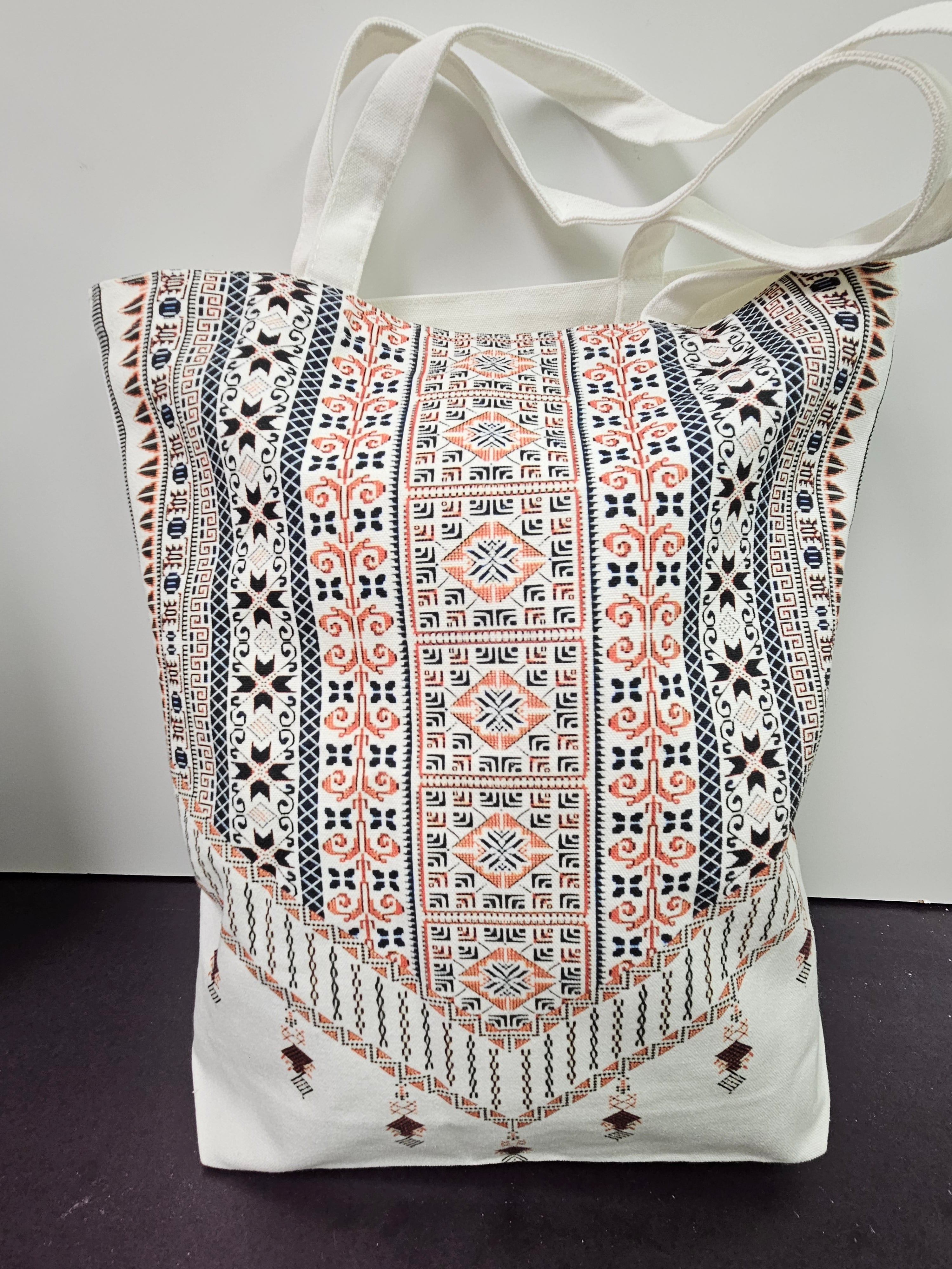 Palestinian Tetreez Canvas Tote Bag - Habibi Heritage
