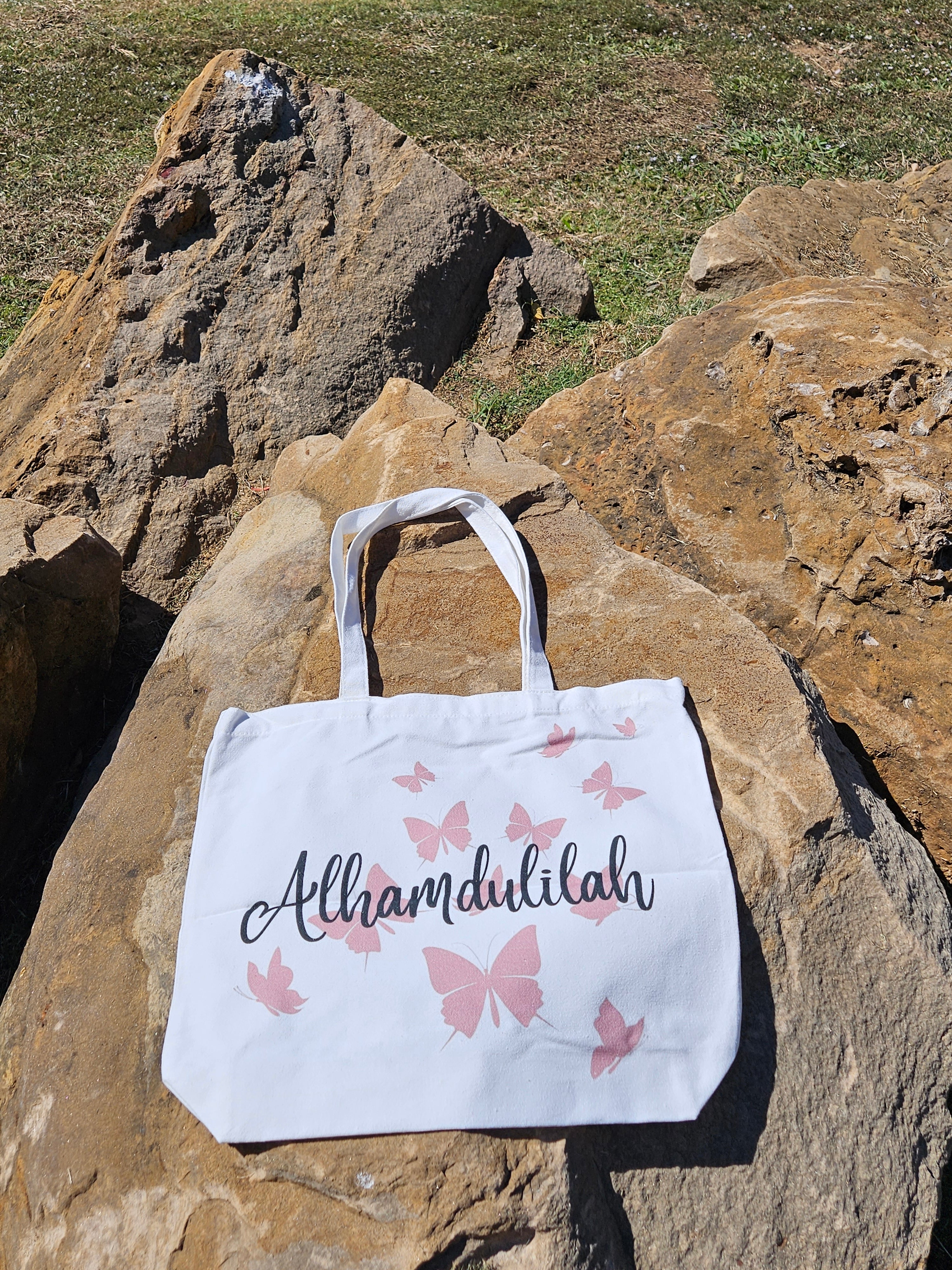 Alhamdulillah Canvas Tote Bag - Habibi Heritage