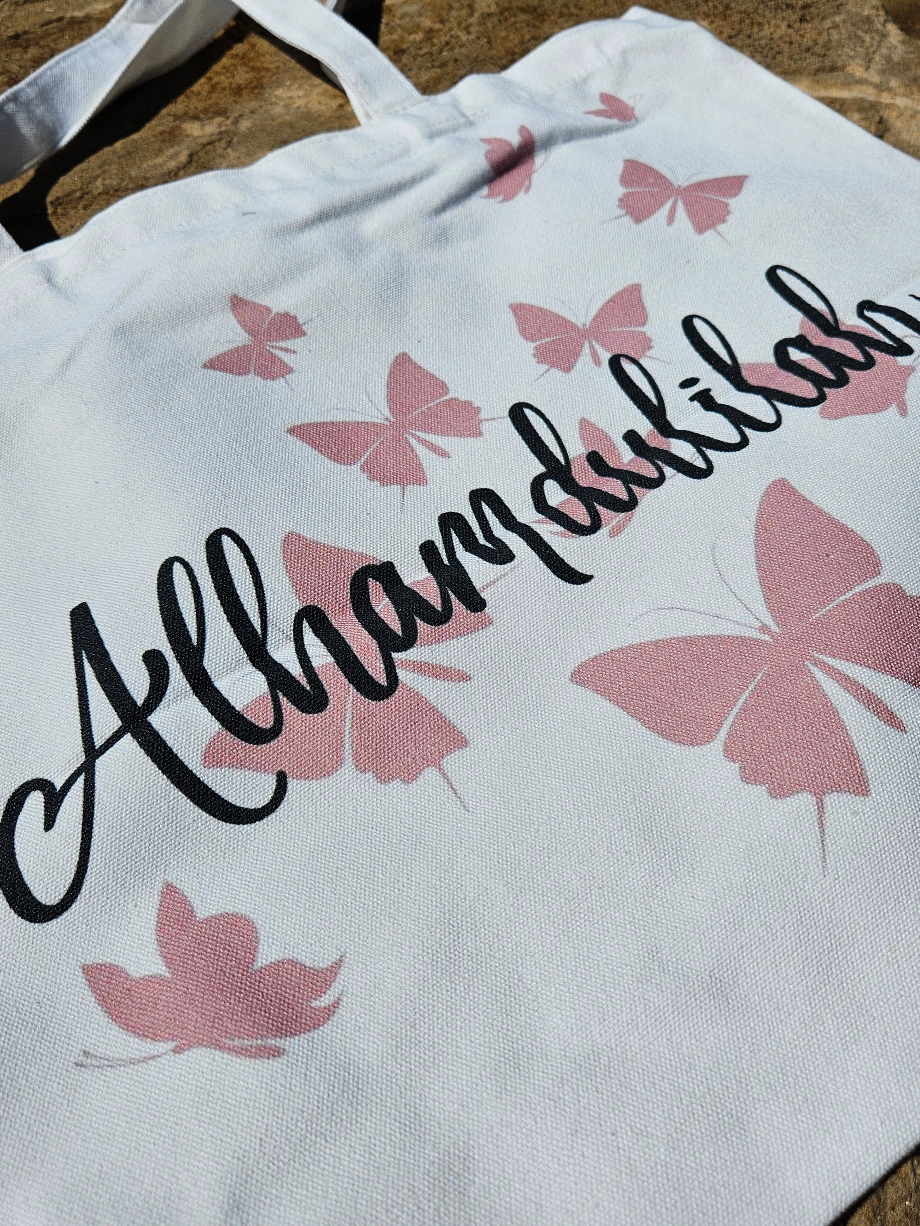 Alhamdulillah Canvas Tote Bag - Habibi Heritage