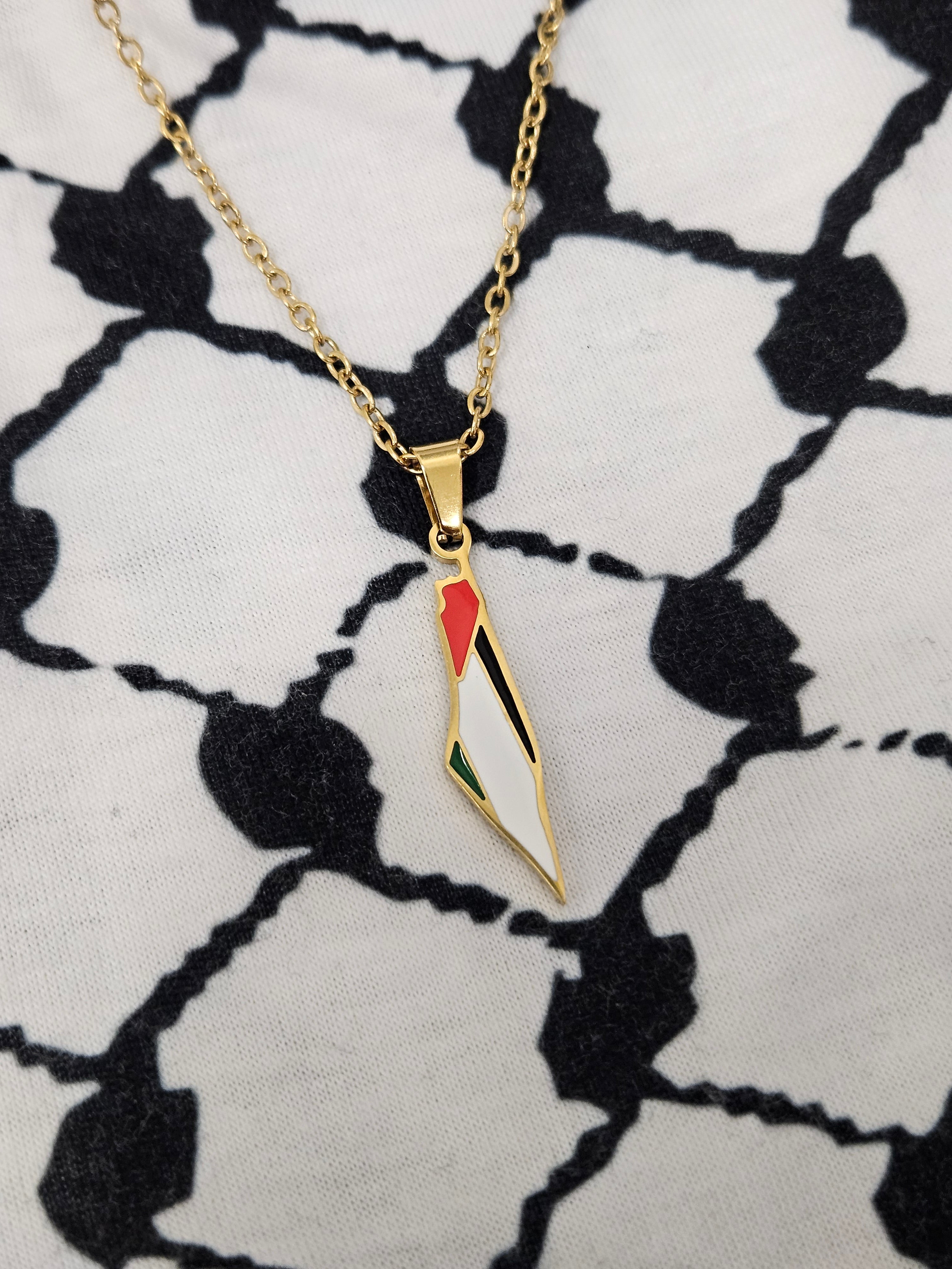 Palestine Pendent Necklace - Habibi Heritage