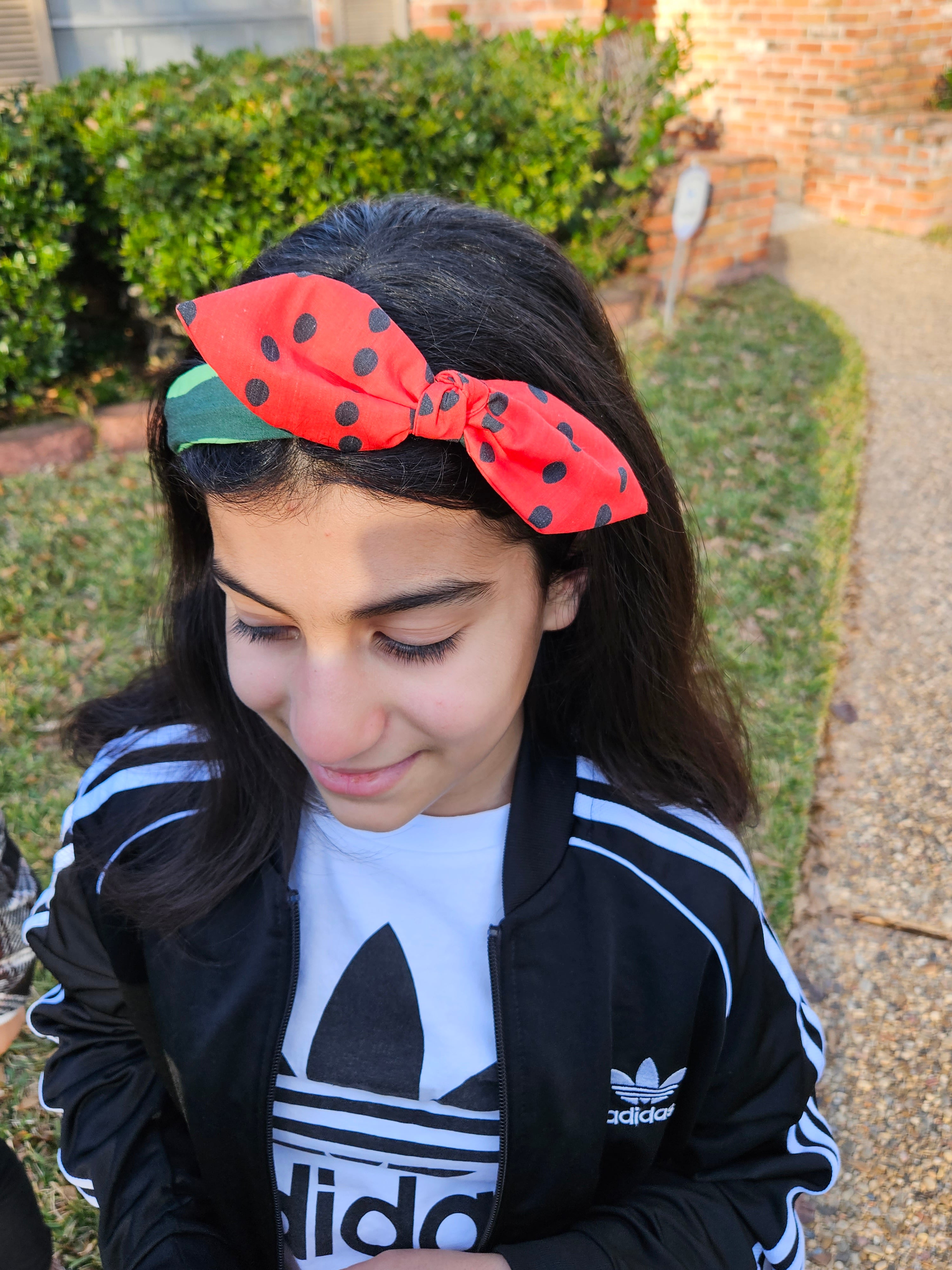 Keffiyeh Hatta Hair Accessories - Scrunchie Bow Headband Bonnet Long Bows