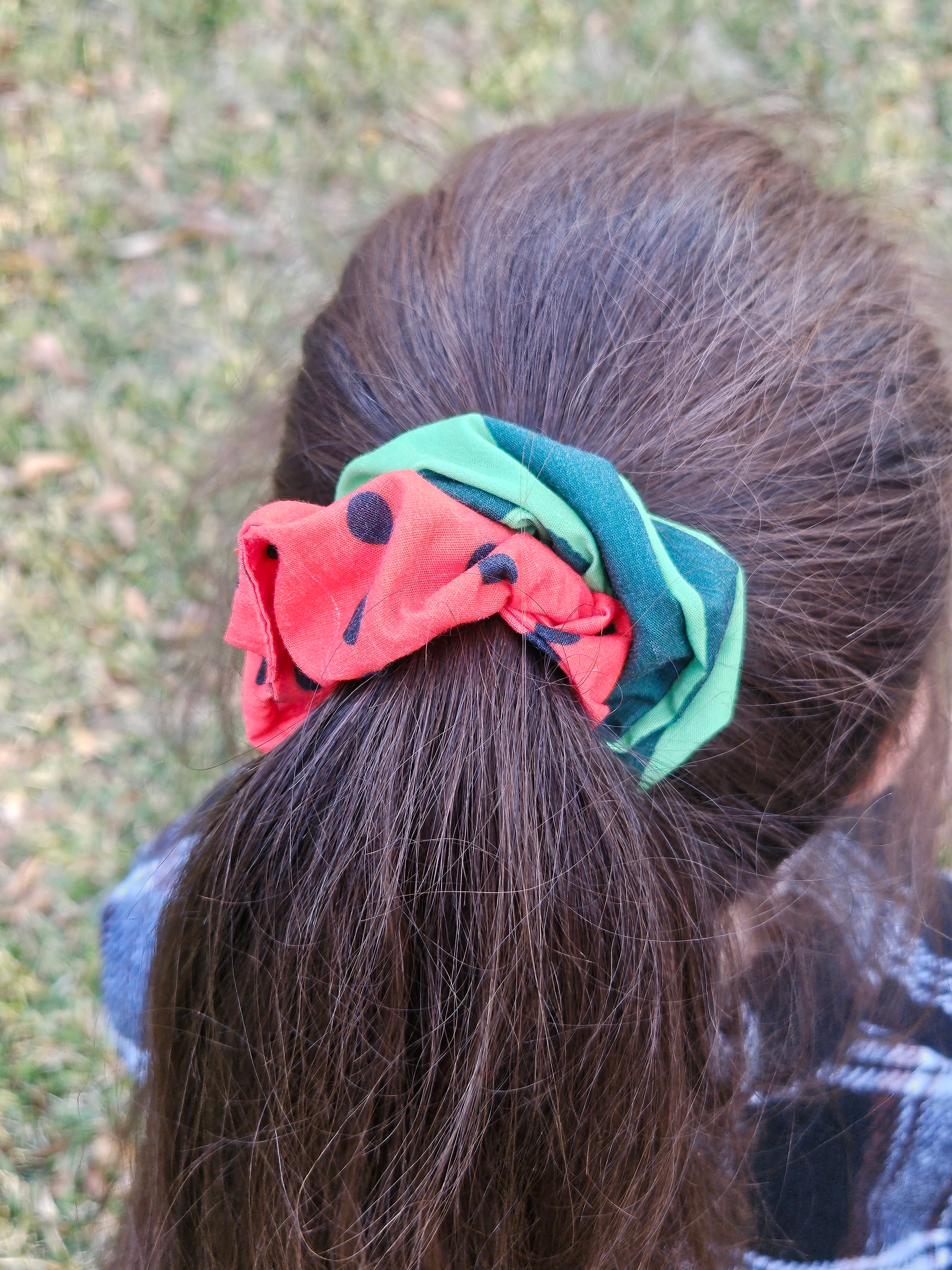 Keffiyeh Hatta Hair Accessories - Scrunchie Bow Headband Bonnet Long Bows - Habibi Heritage