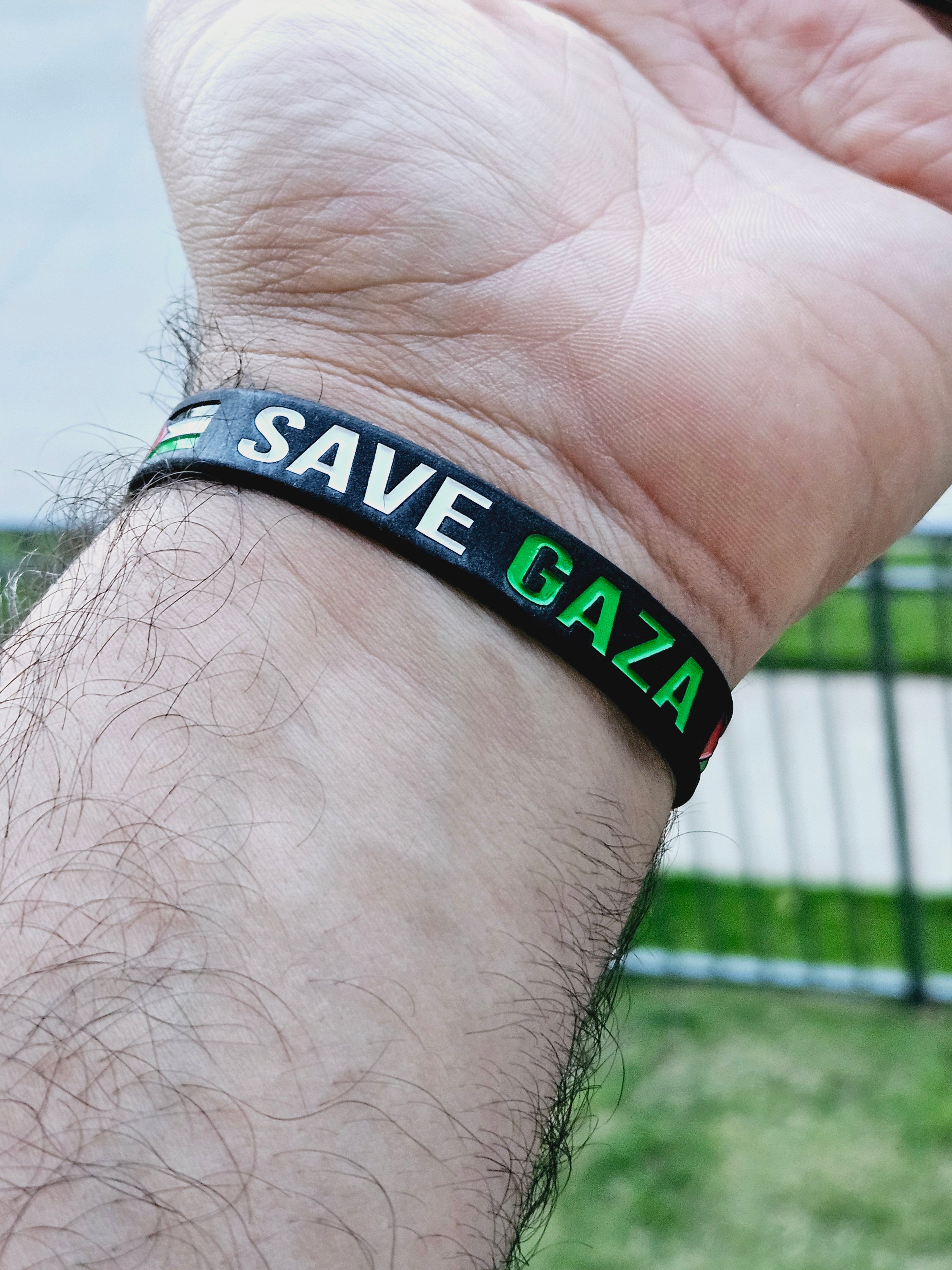 Palestine Silicone Wristband Bracelet - Habibi Heritage