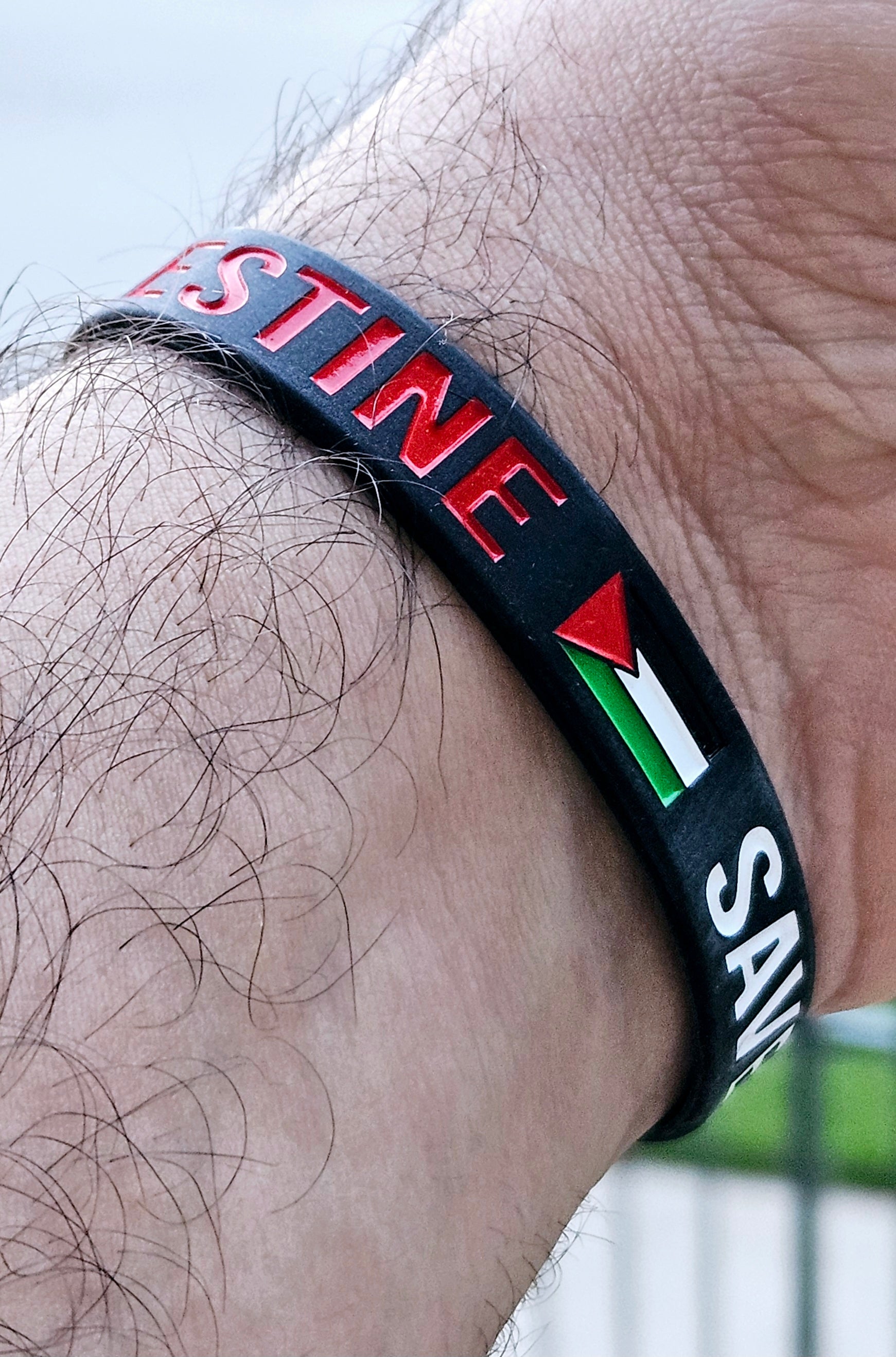 Palestine Silicone Wristband Bracelet - Habibi Heritage