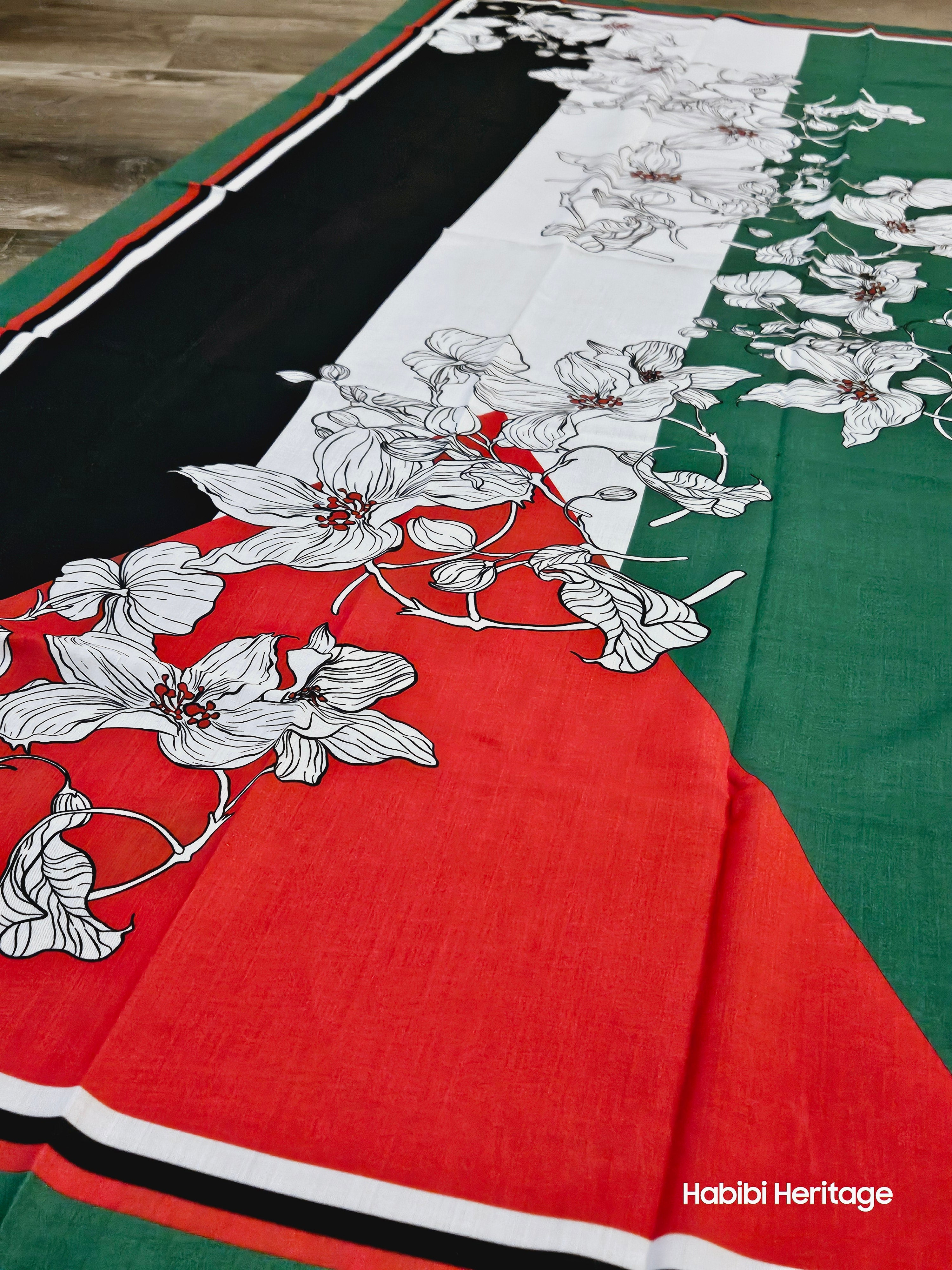 Palestine Keffiyeh Scarf - Lightweight - 65x28 Inches