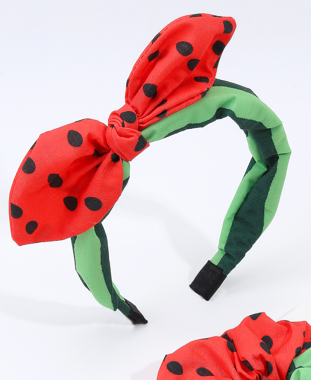 Keffiyeh Hatta Hair Accessories - Scrunchie Bow Headband Bonnet Long Bows