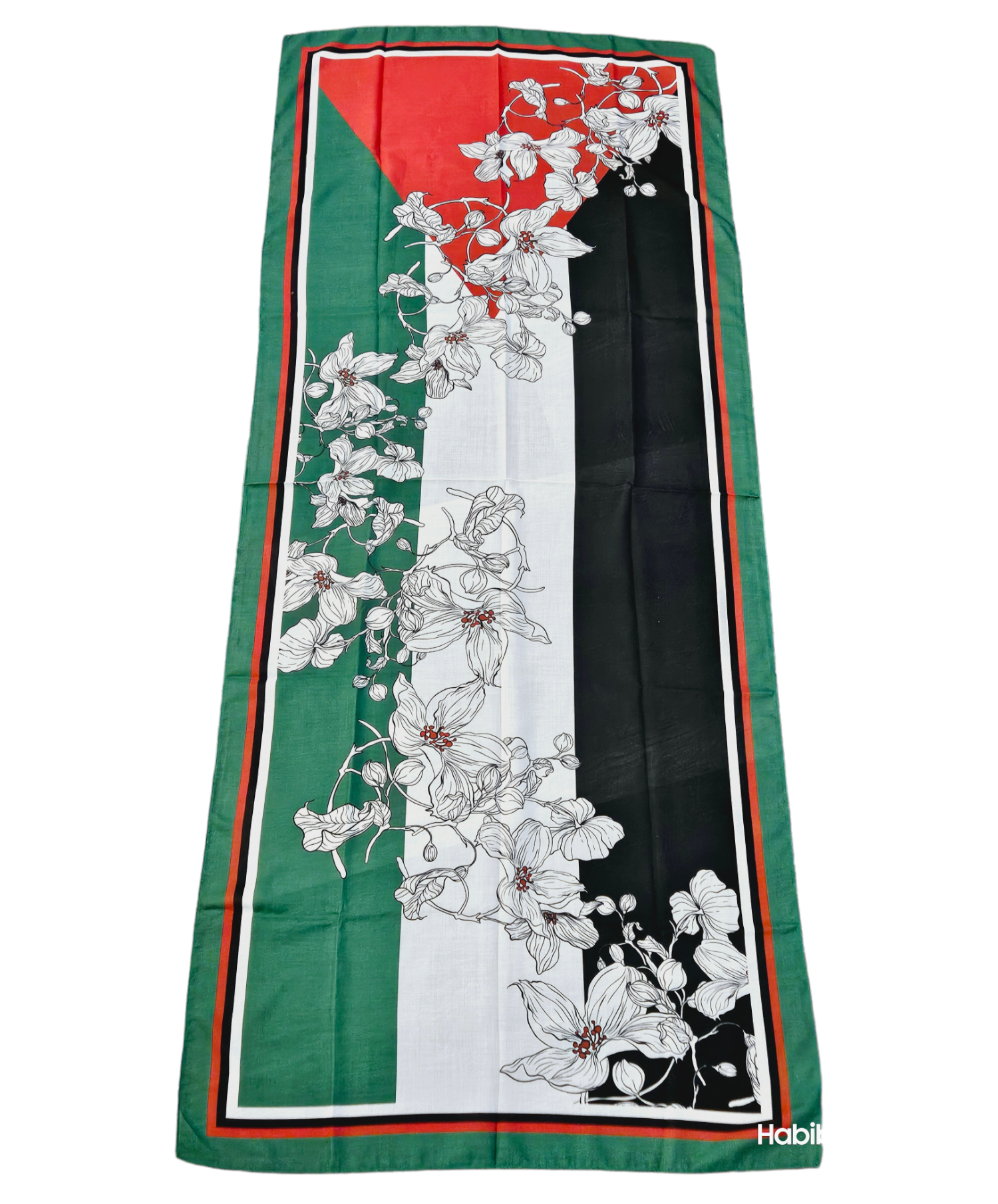 Palestine Keffiyeh Scarf - Lightweight - 65x28 Inches