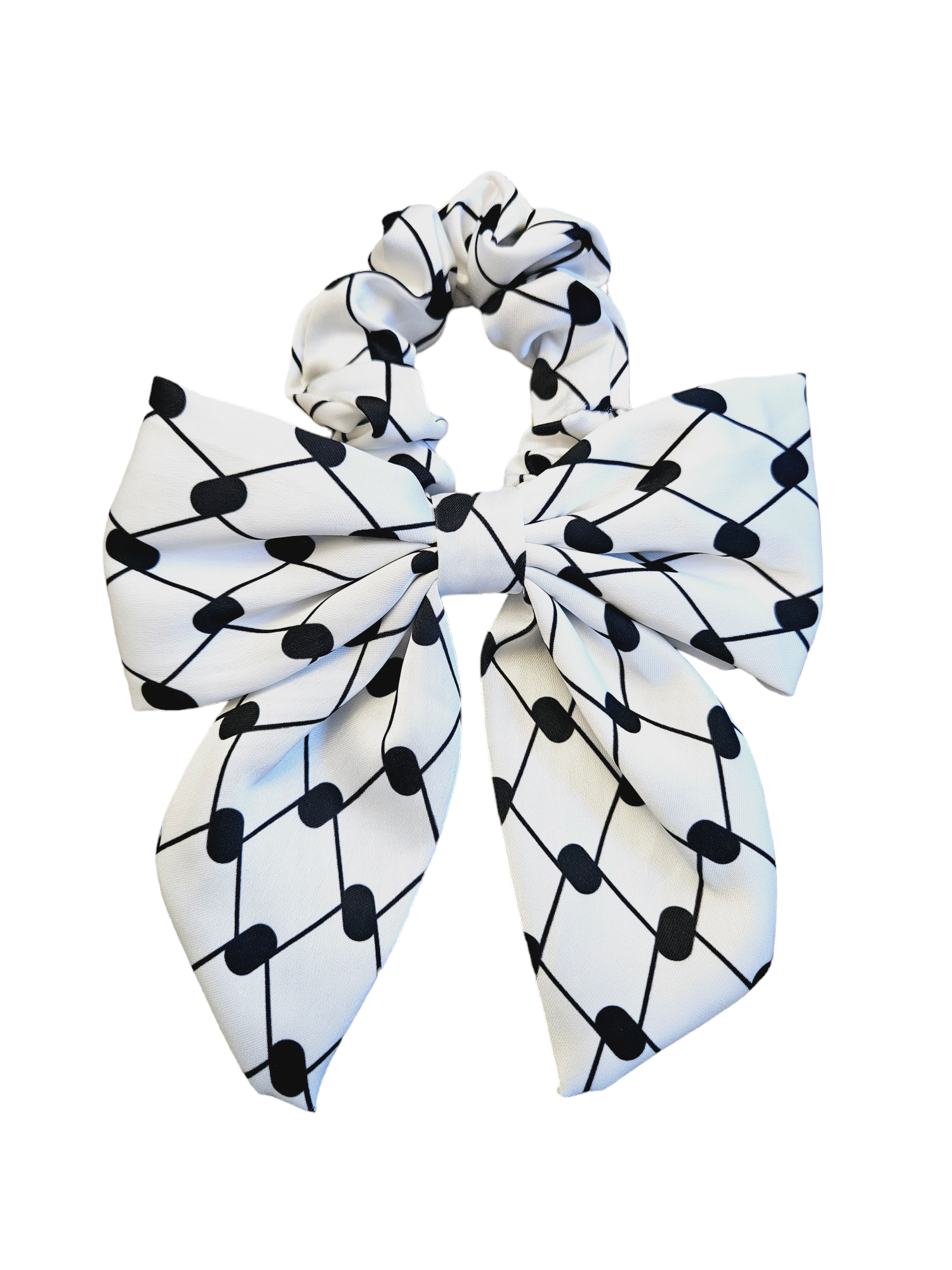 Keffiyeh Hatta Scrunchie Hair Tie Accessory