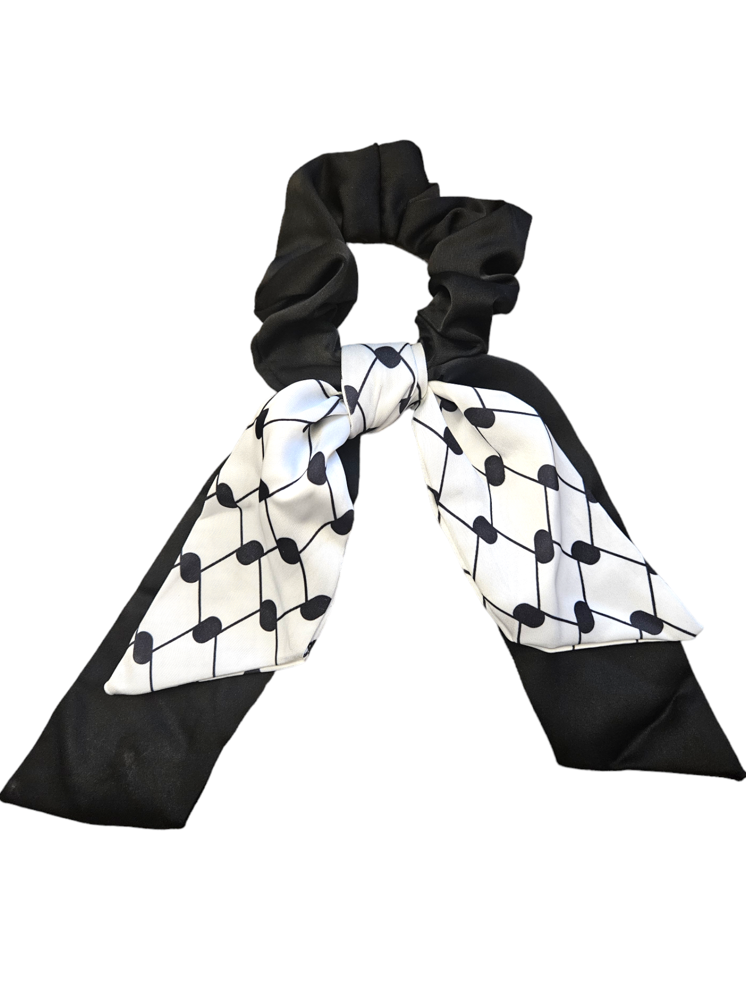 Keffiyeh Hatta Hair Accessories - Scrunchie Bow Headband Bonnet Long Bows