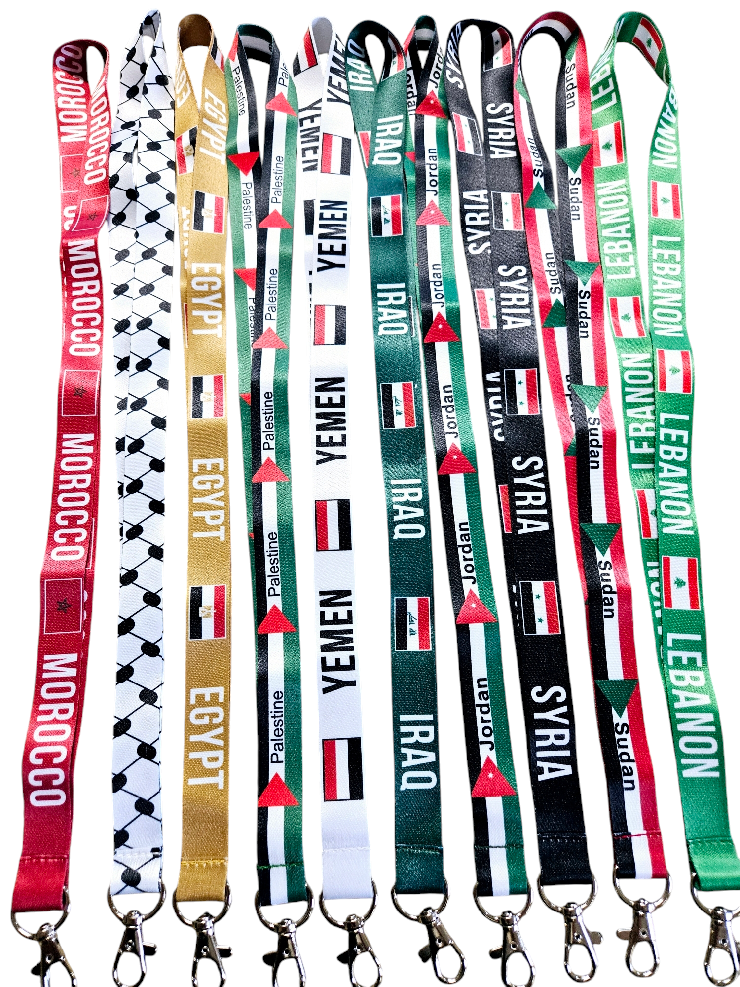 Yemen Lanyard Key Holder / Badge Holder / ID Holder Lanyards