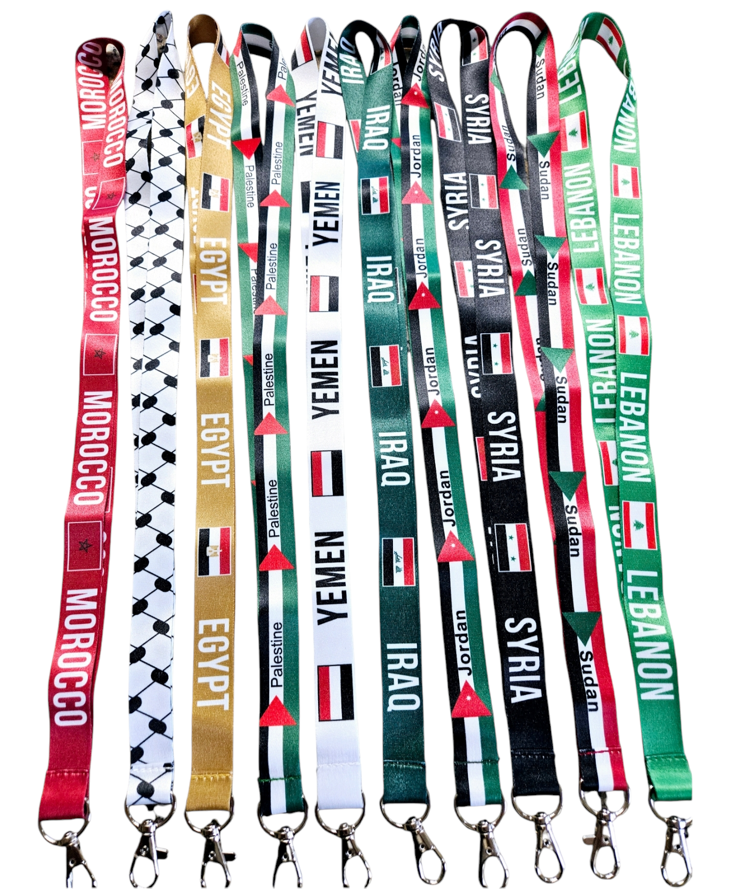 Yemen Lanyard Key Holder / Badge Holder / ID Holder Lanyards
