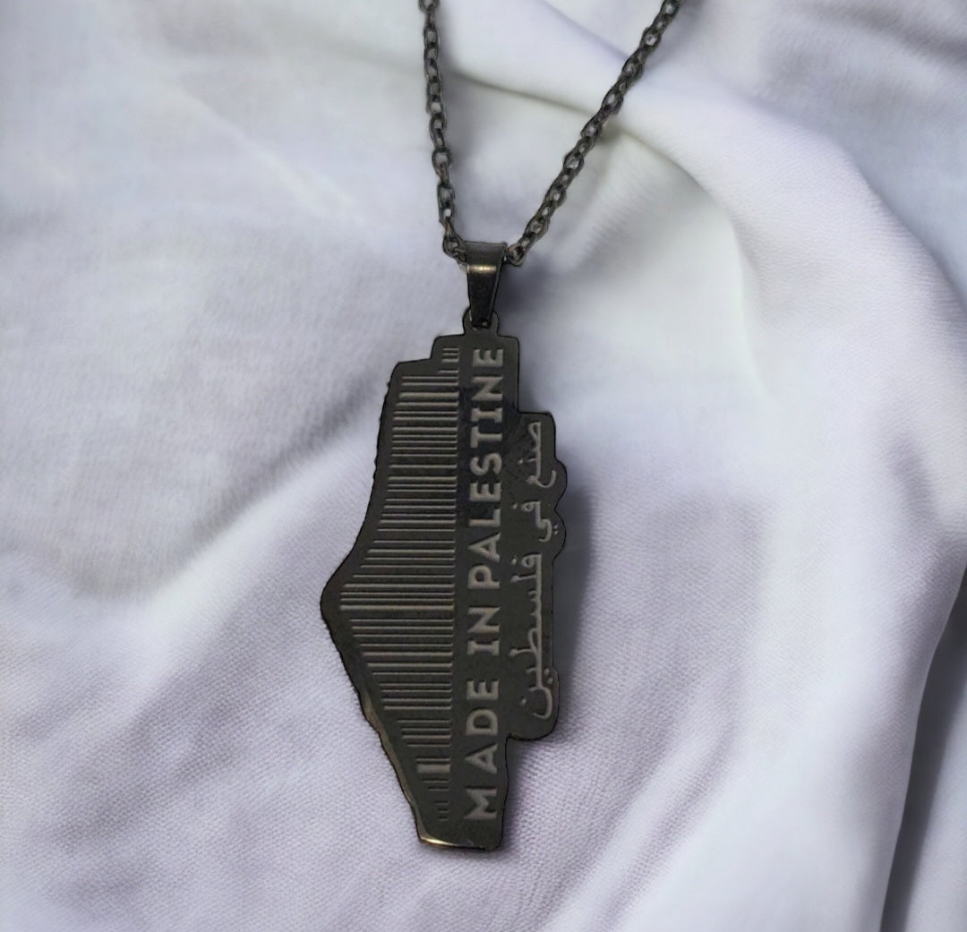 Made in Palestine Necklace - Habibi Heritage