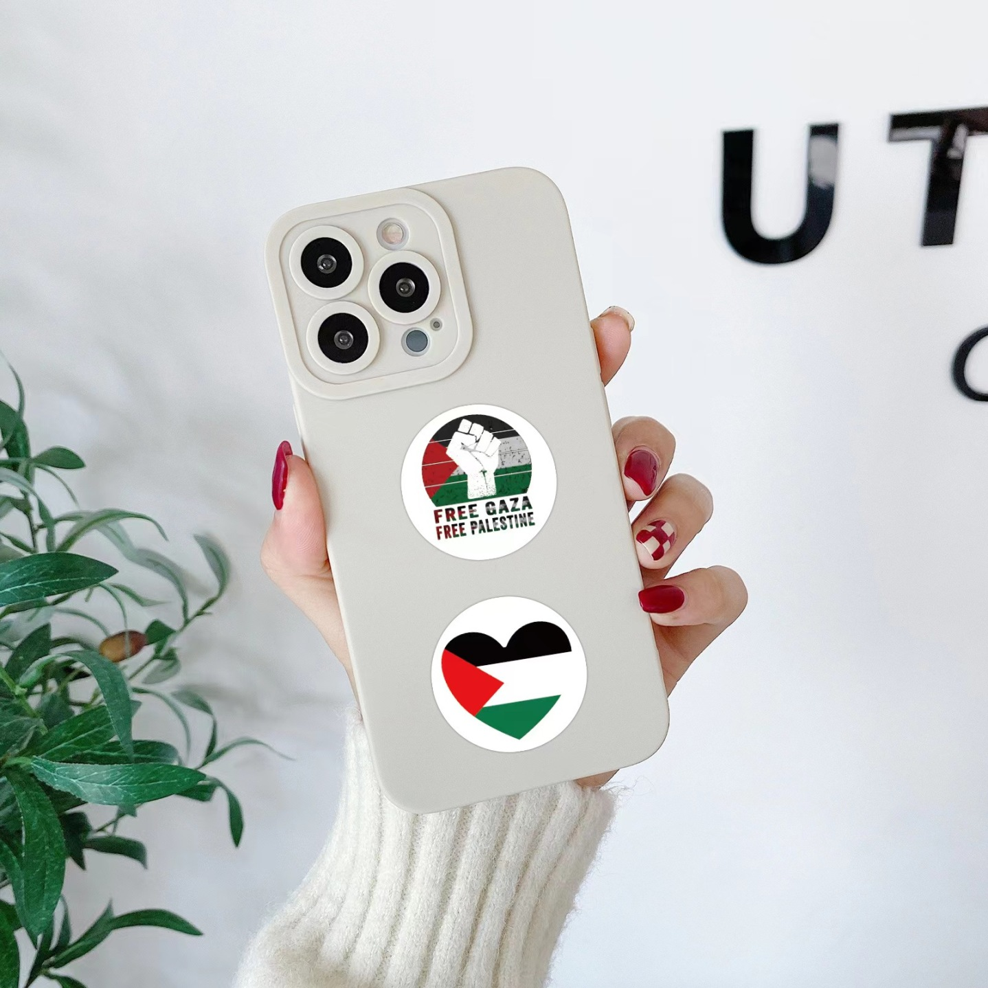 500 Count Roll Palestine Stickers - Palestinian stickers