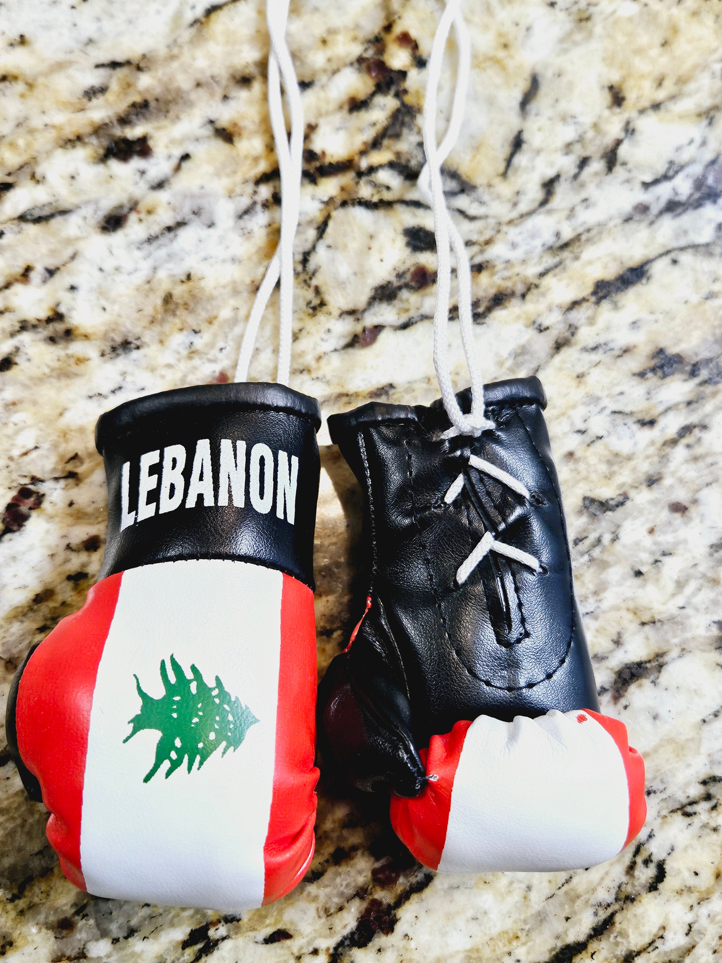 Country Flag Mini Boxing Gloves For Hanging - Habibi Heritage