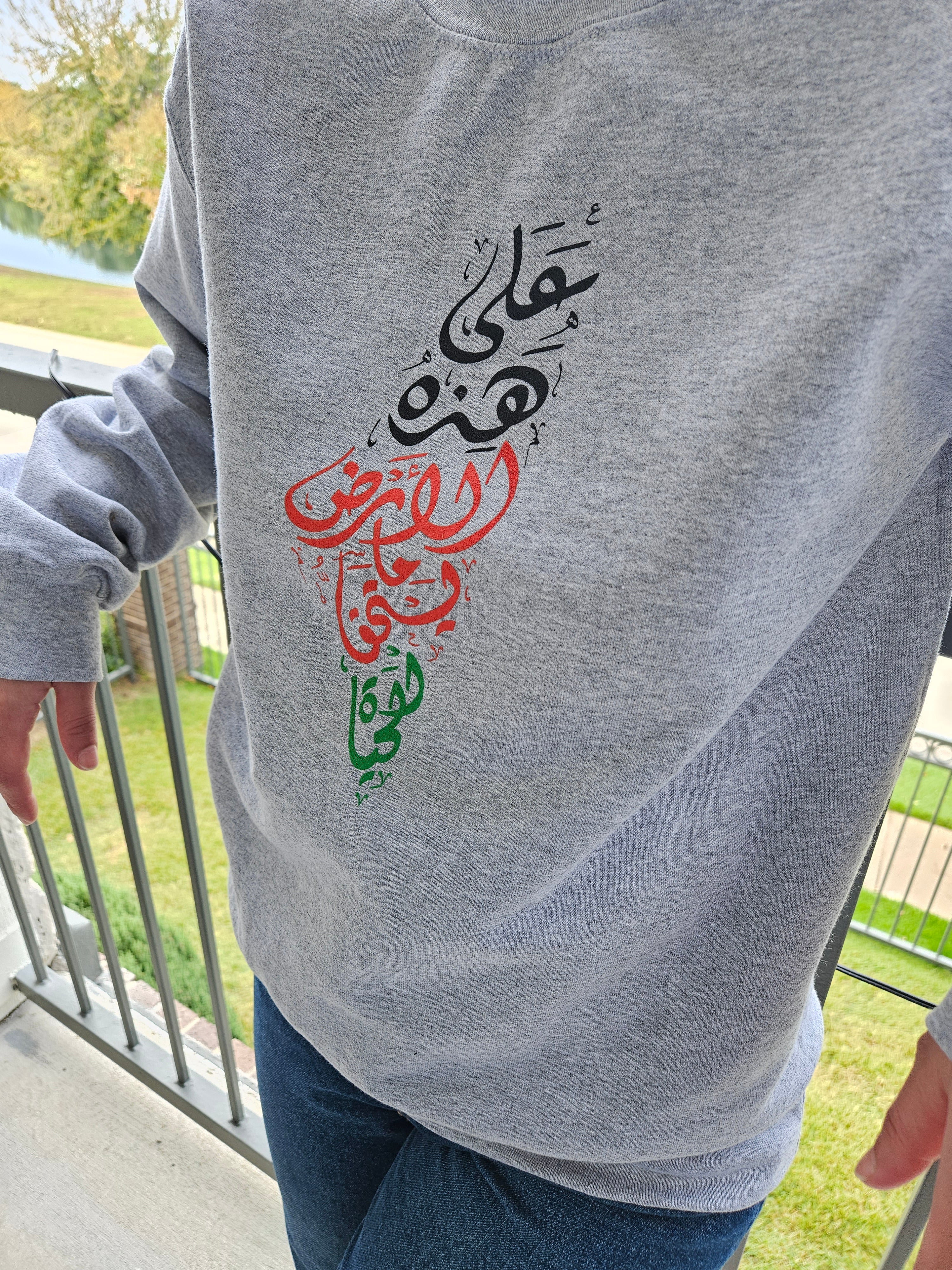 Palestine "On This Earth..." Hoodie or Crew Neck - Kids & Adult sizes - Habibi Heritage