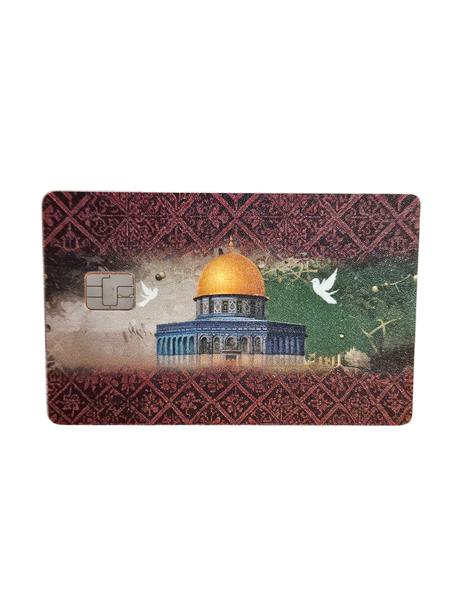 Palestine Credit Card Skin Palestinian keffiyeh Sticker for credit cards