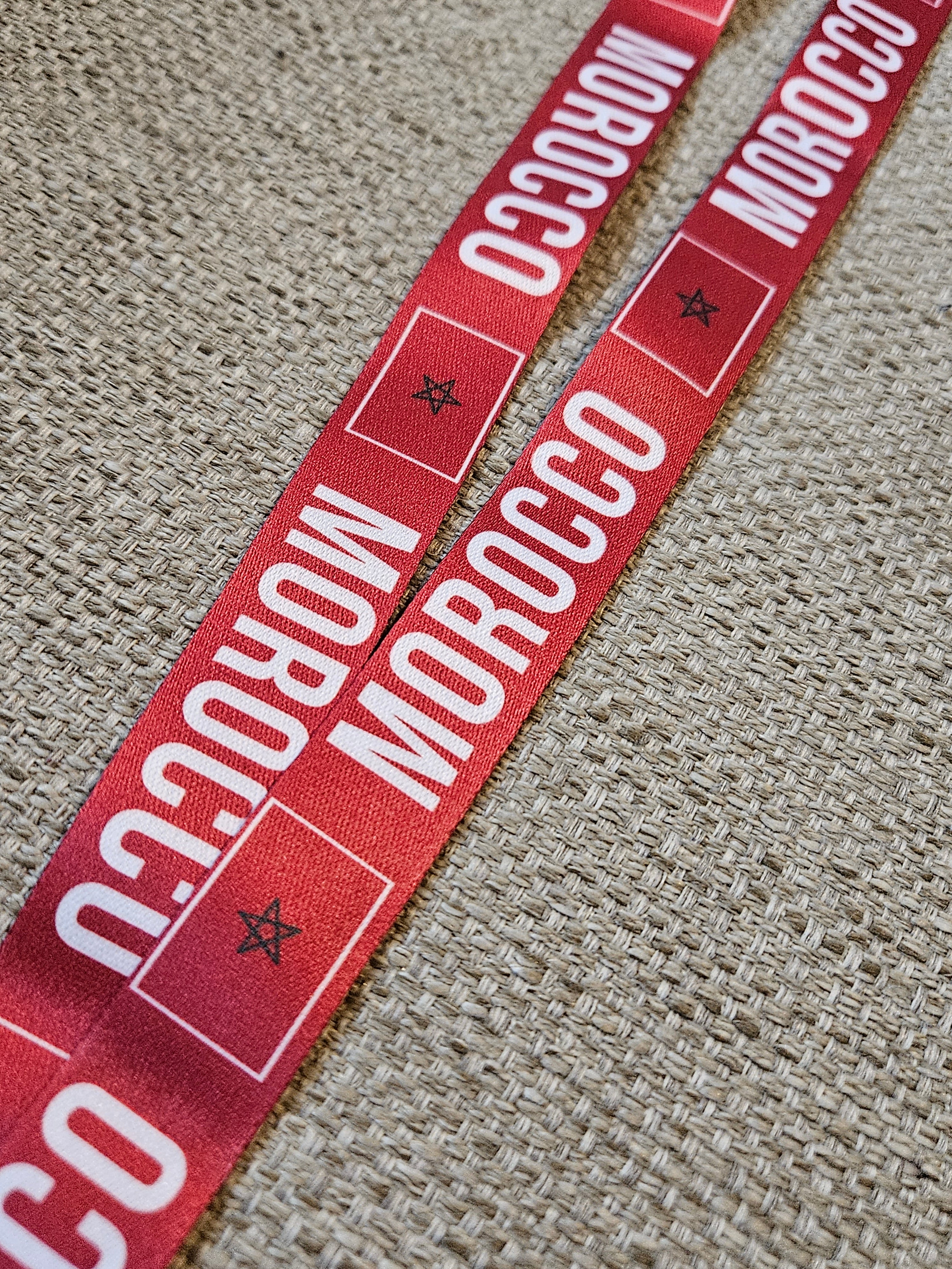 Lanyard - Country Key Holder / Badge Holder / ID Holder - Habibi Heritage