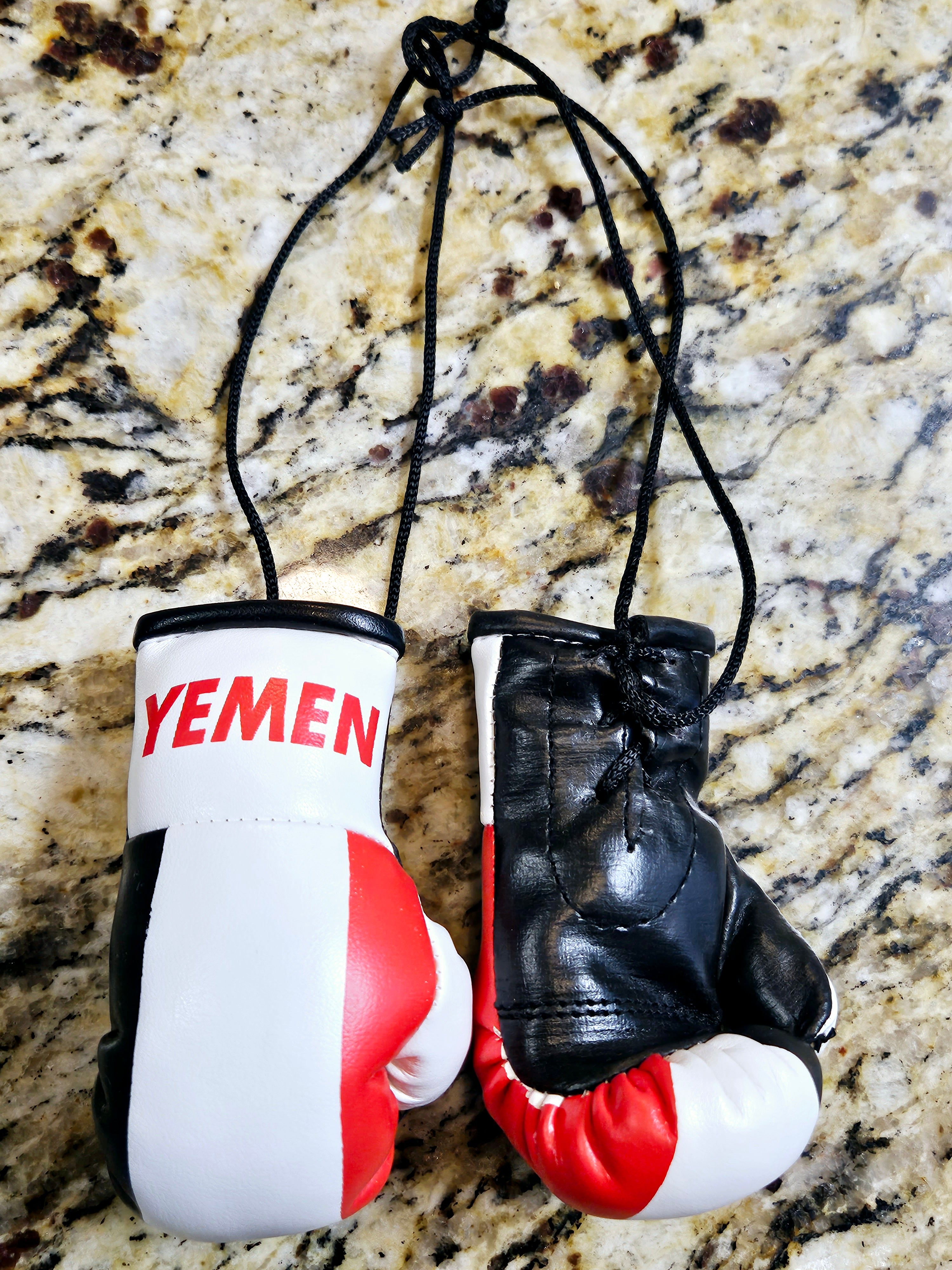 Country Flag Mini Boxing Gloves For Hanging - Habibi Heritage