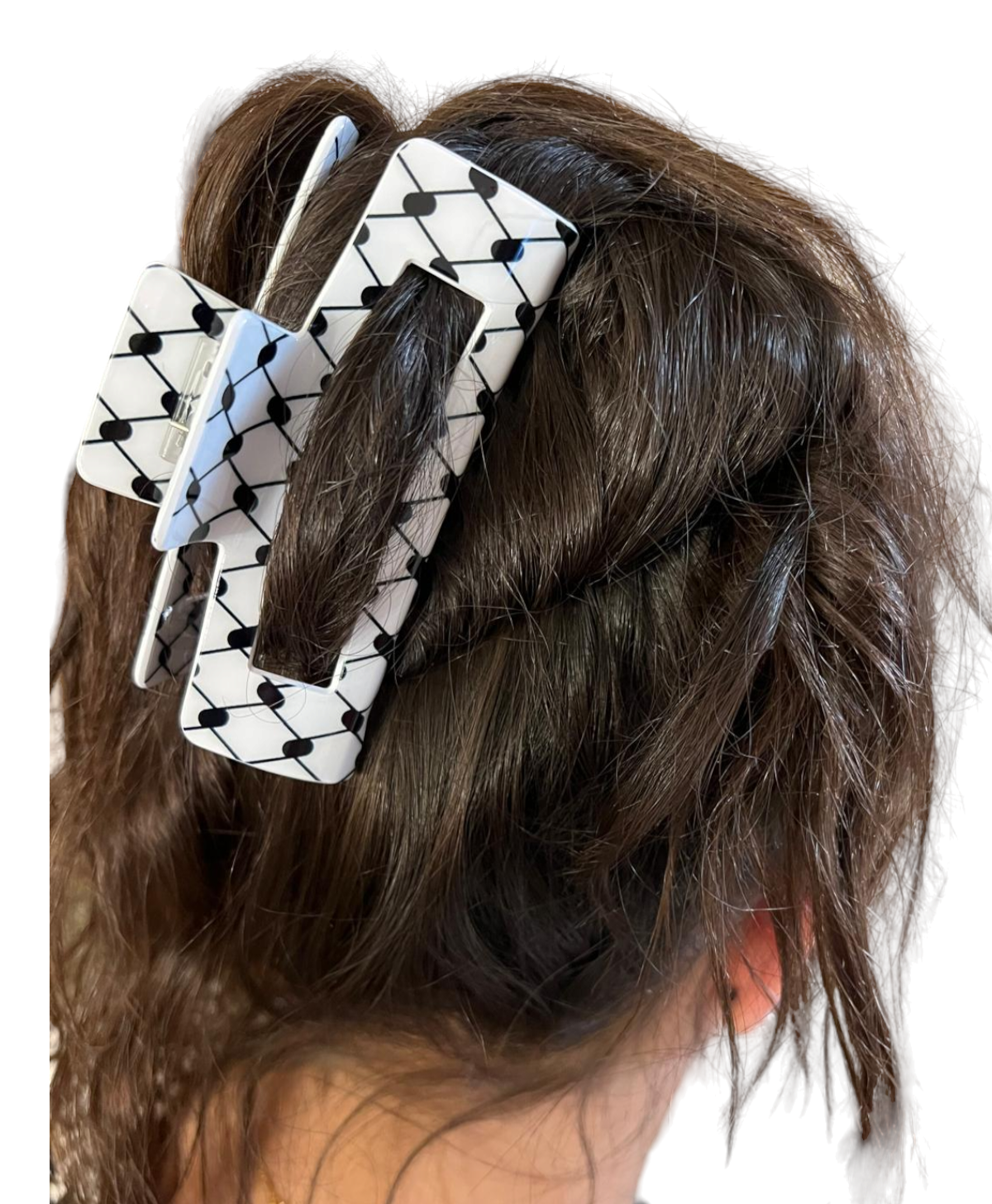 Keffiyeh Hair Clip Large Hatta kufiya Hair Claw