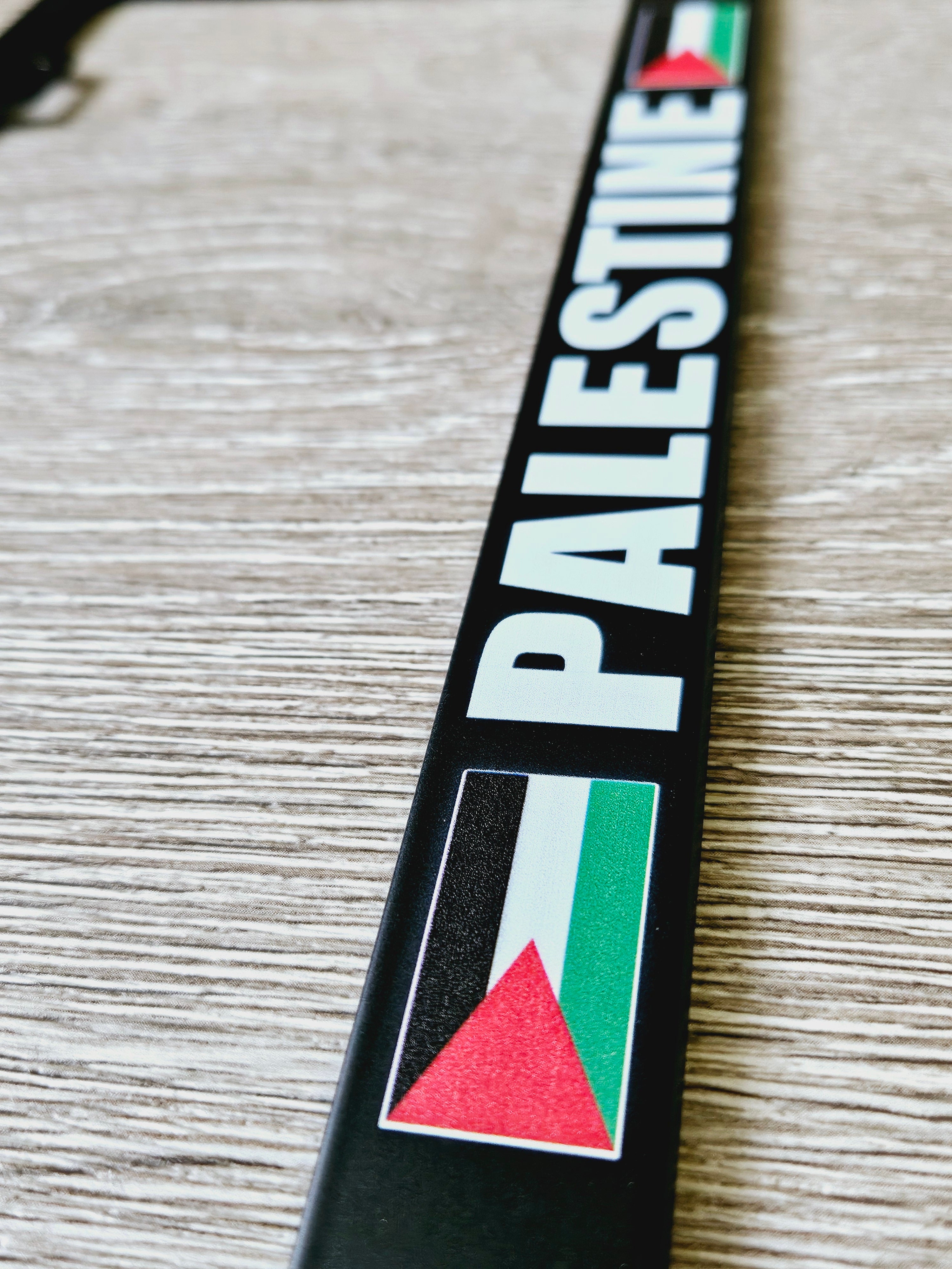 Palestine License Plate Frame Face Cover - Habibi Heritage