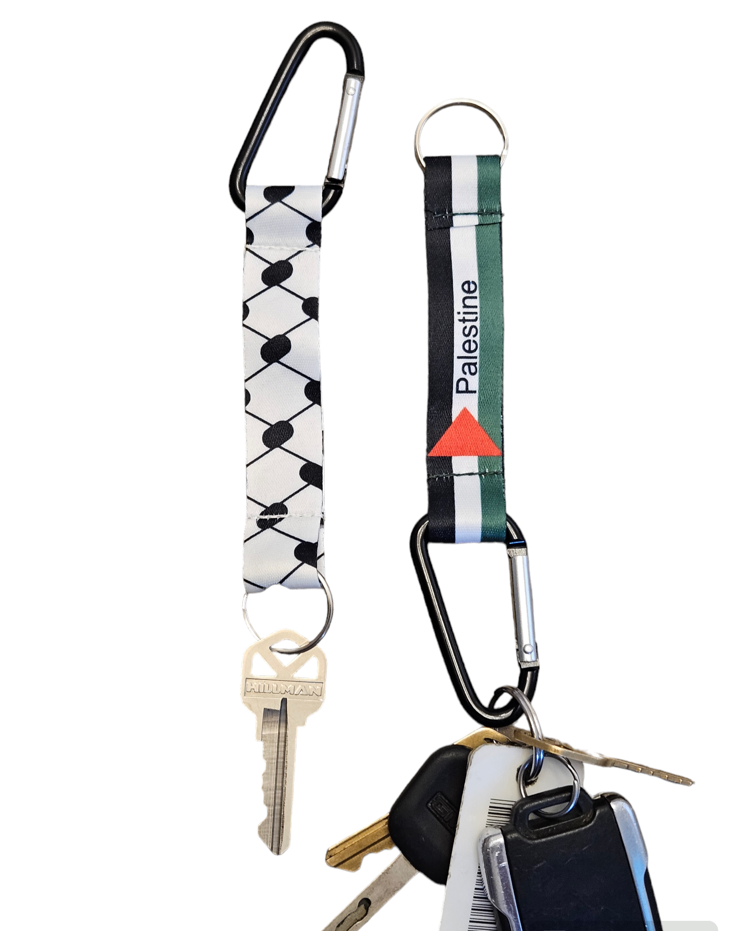 Keffiyeh or Palestine Keychain - Kufiya Palestinian Keyring