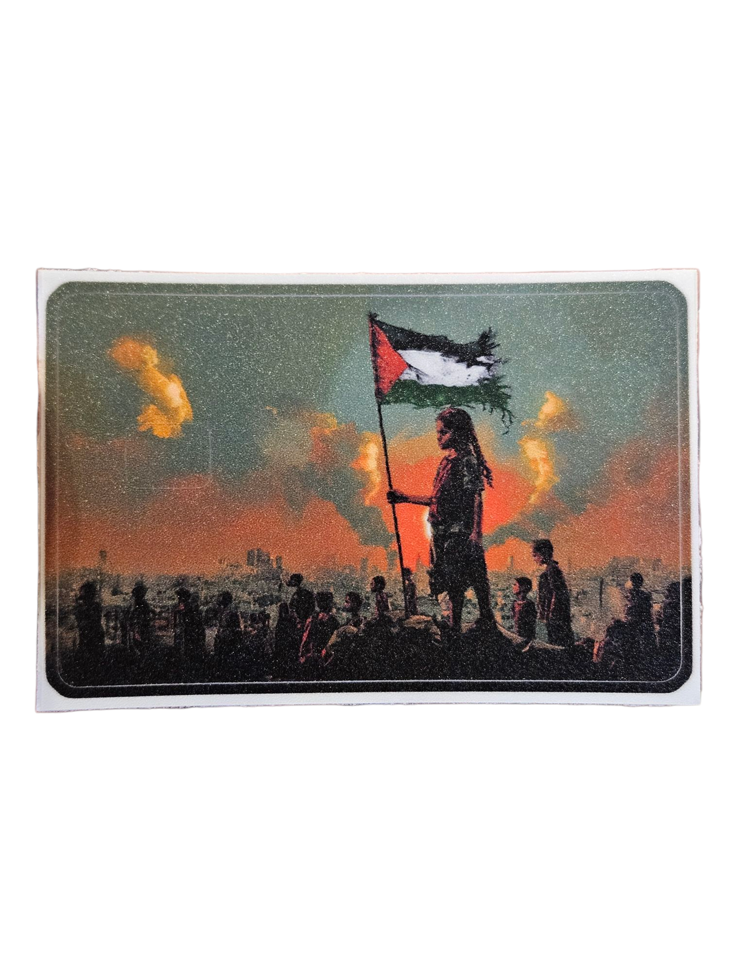 Palestine Credit Card Skin Palestinian keffiyeh Sticker for credit cards