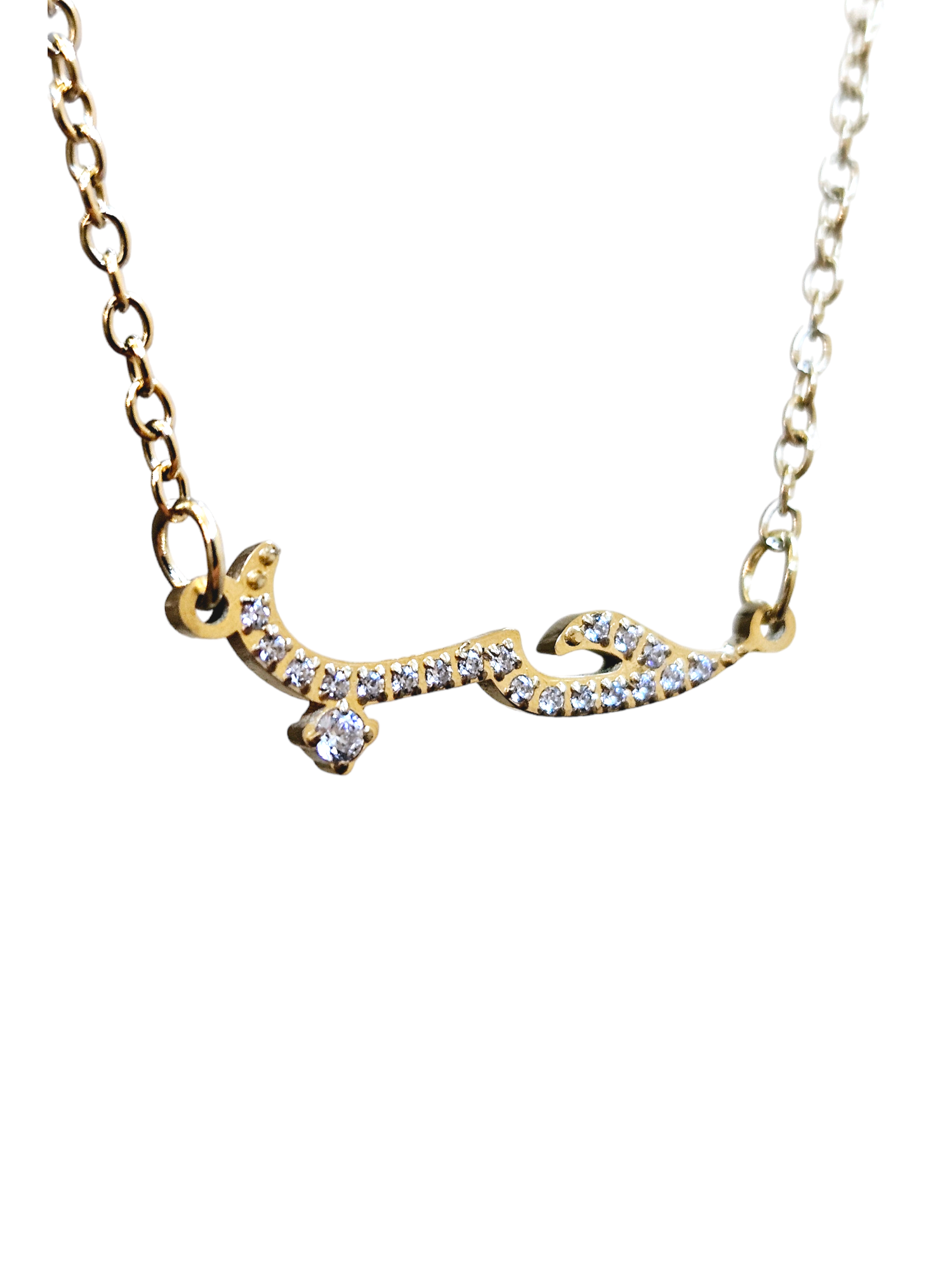 Love Necklace with Crystals