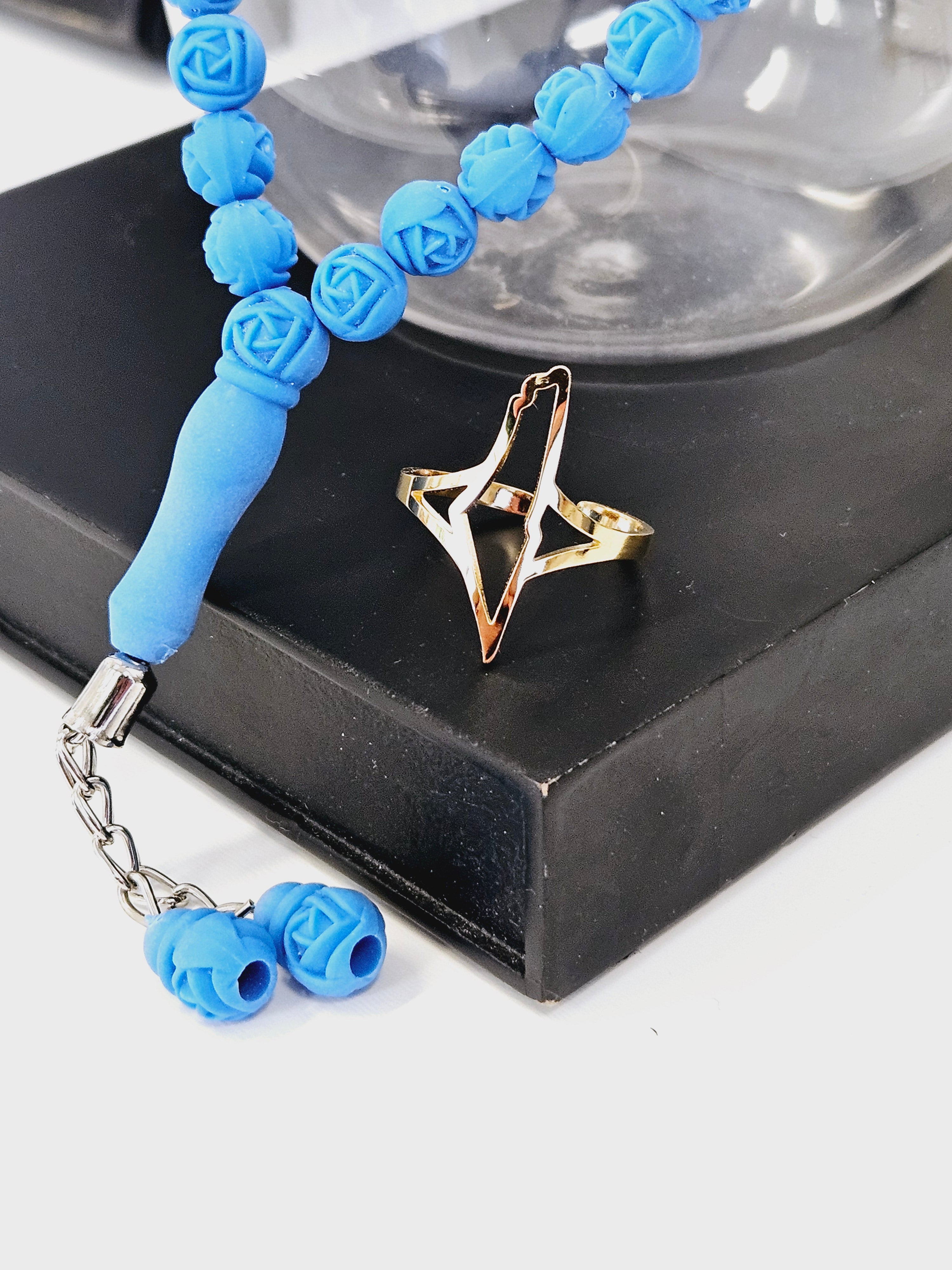 Palestine Hollow Ring Adjustable Size - Habibi Heritage