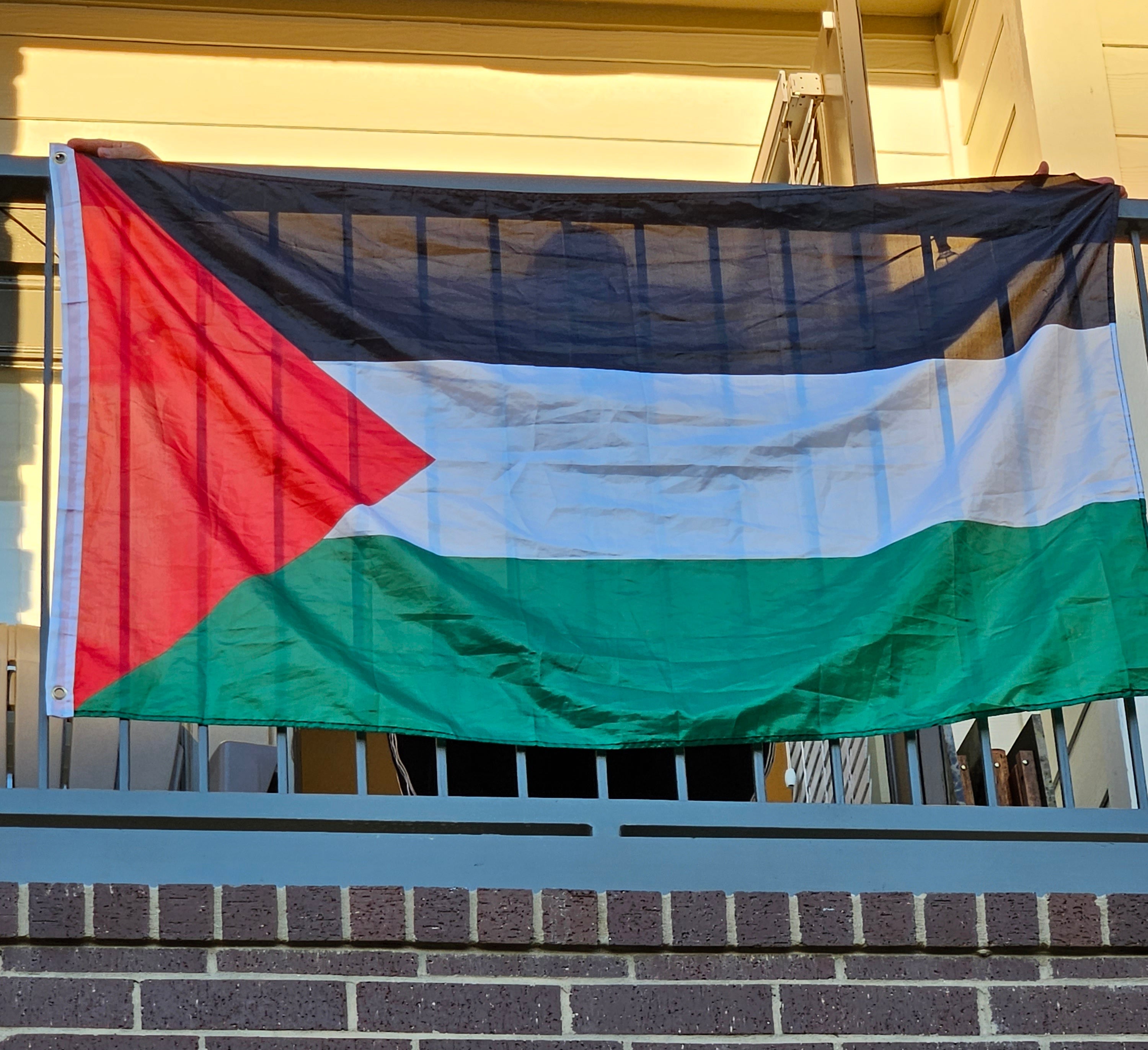 Palestine Flag - 3 size options 3x5, 5x8, or 6x10 - Habibi Heritage