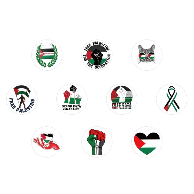 500 Count Roll Palestine Stickers - Palestinian stickers
