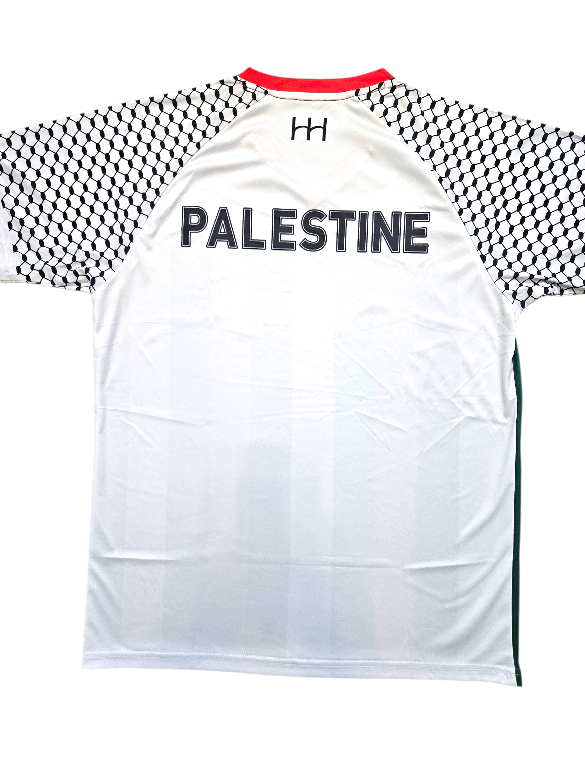 New Palestine Soccer Jersey Dri-Fit - 2 Styles keffiyeh Sleeves Embroidery