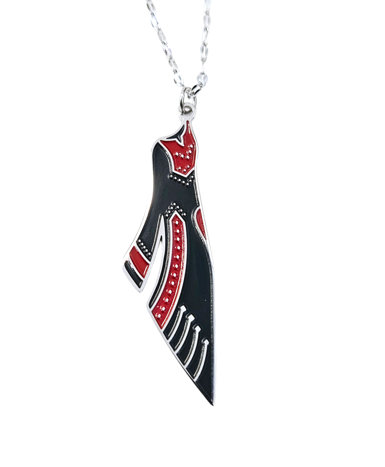 Palestine Thobe Necklace - Palestinian Dress Map Shape - Habibi Heritage