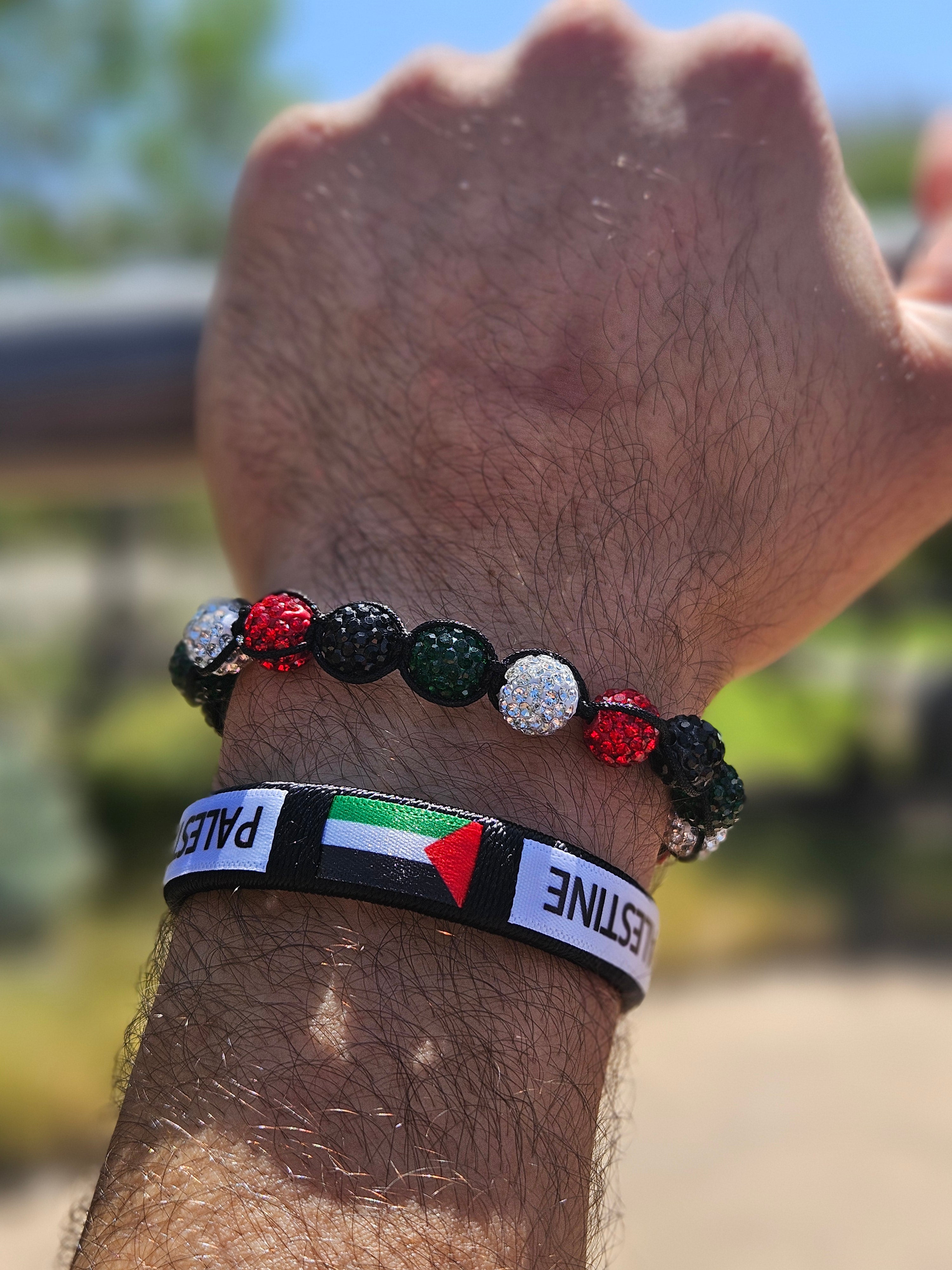 Palestine Open Wristband Bracelet