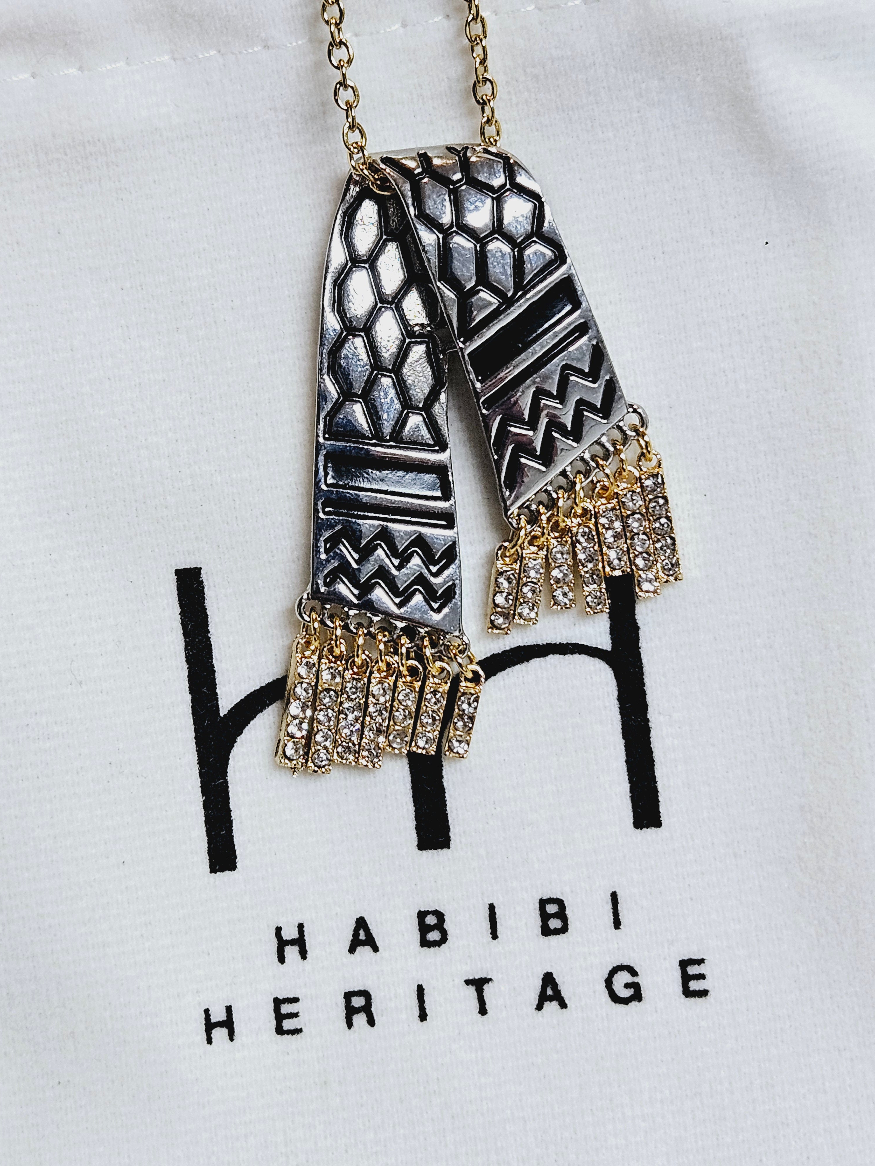 Palestine Keffiyeh Necklace - Habibi Heritage