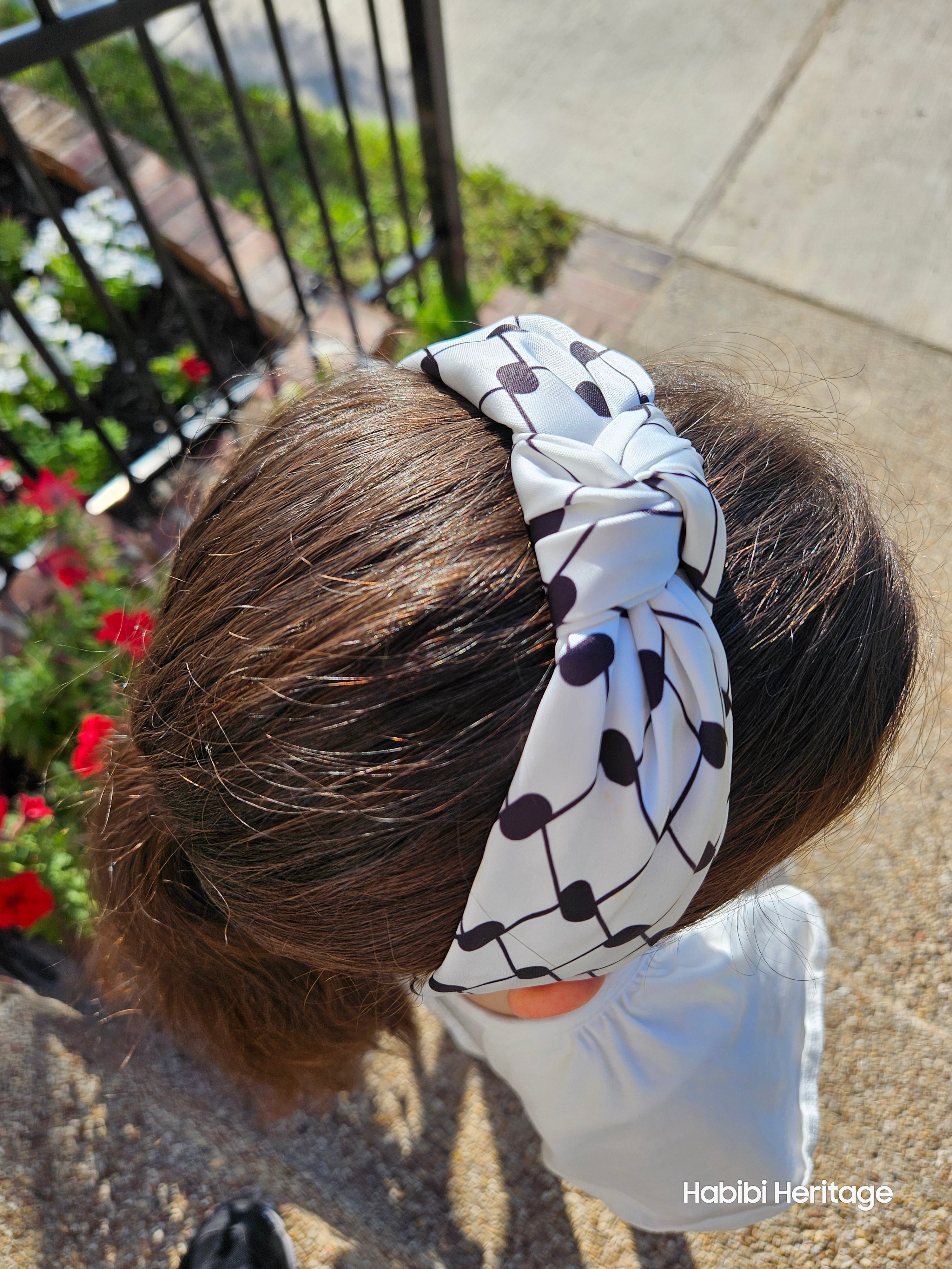 Keffiyeh knotted Headband Hatta