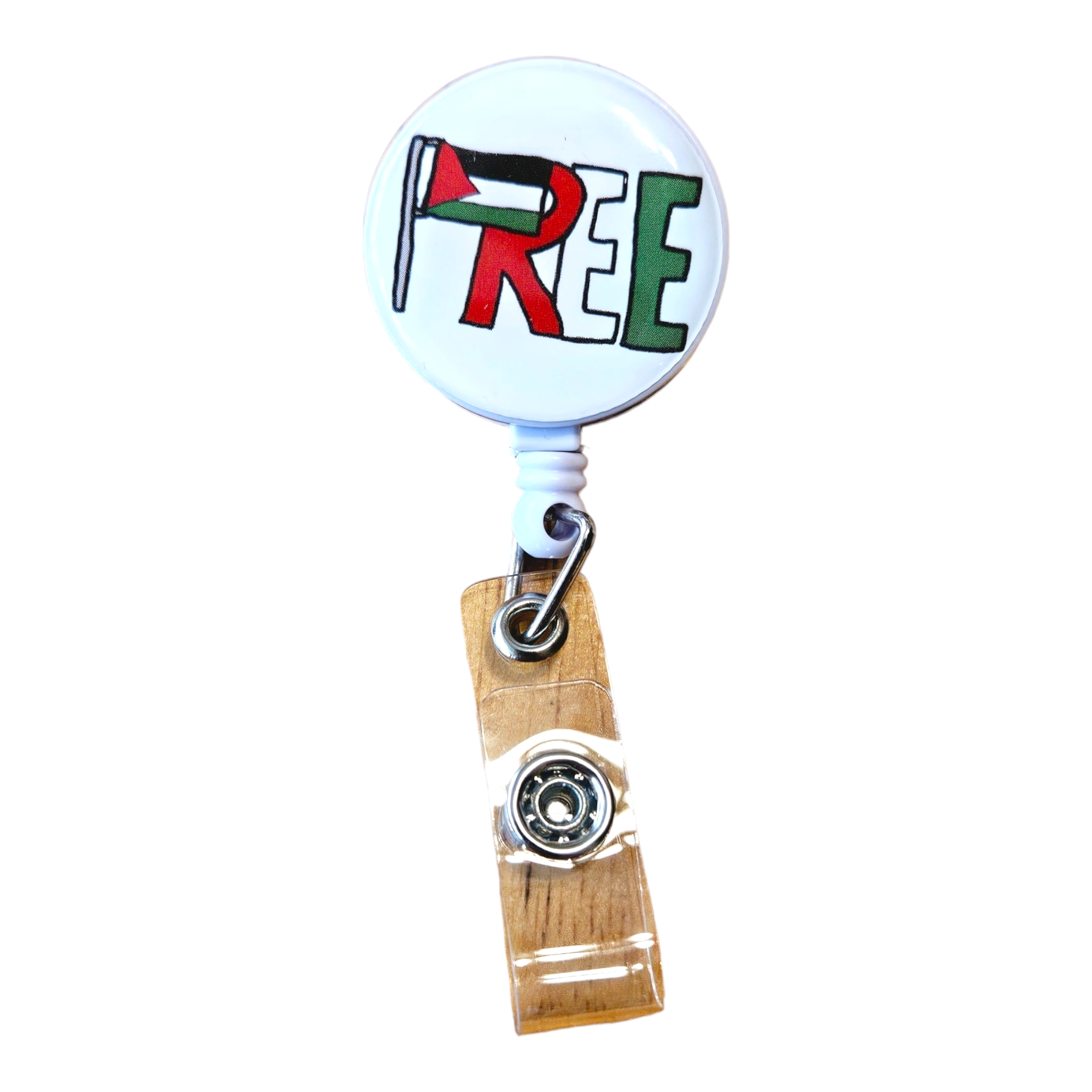 Palestine Retractable Badge Holders ID Card Holder Reels