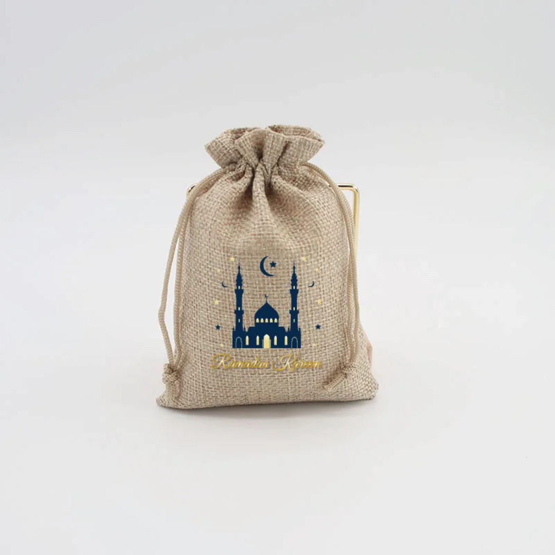 Ramadan Drawstring Favor Gift Bag Eid Decoration -