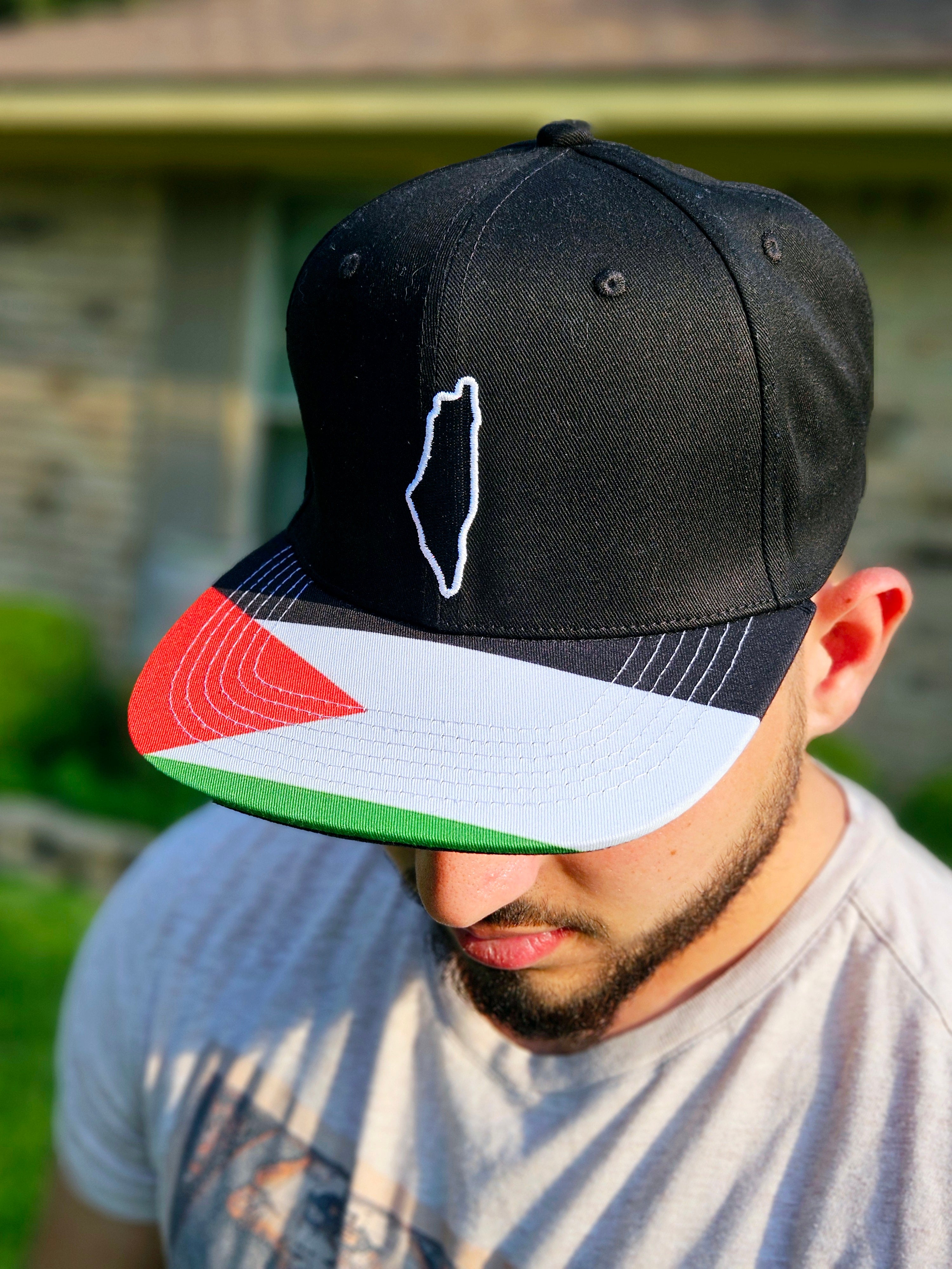 Palestine Hat Snapback Baseball Embroidered Hat