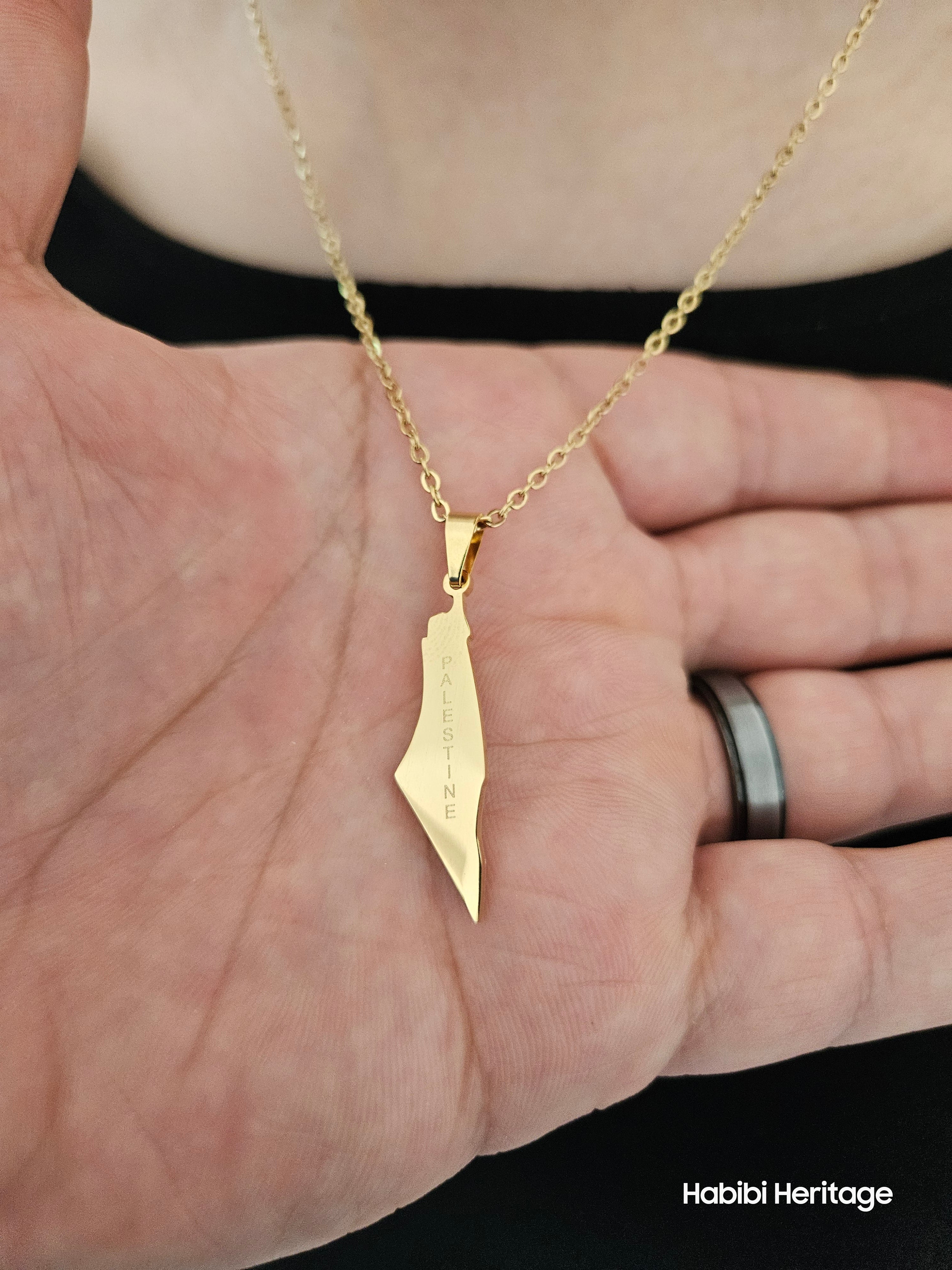 Palestine Necklace - Habibi Heritage