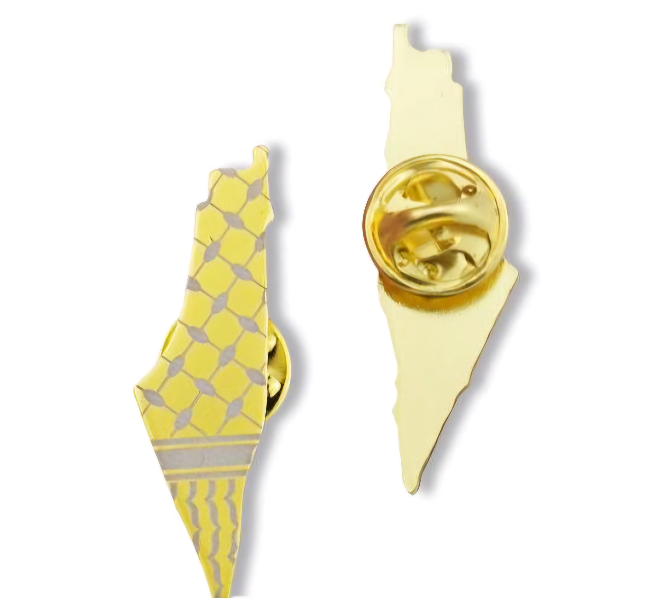 Palestinian Themed Pins / Lapels Stainless Steel Keffiyeh Handala Palestine Flag Pin