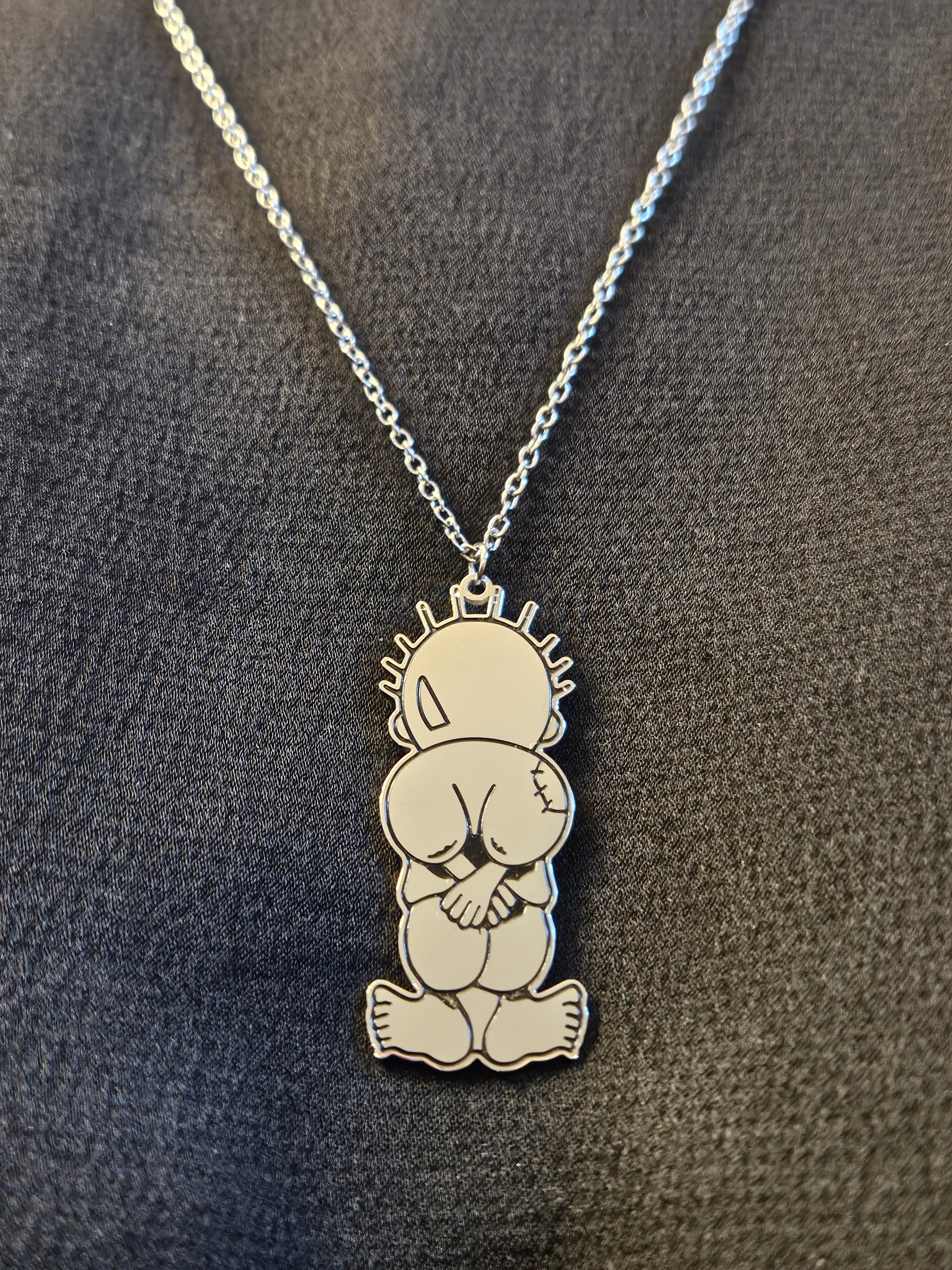 Handala Necklace – A Symbol of Resilience & Hope - Stainless Steel Silver