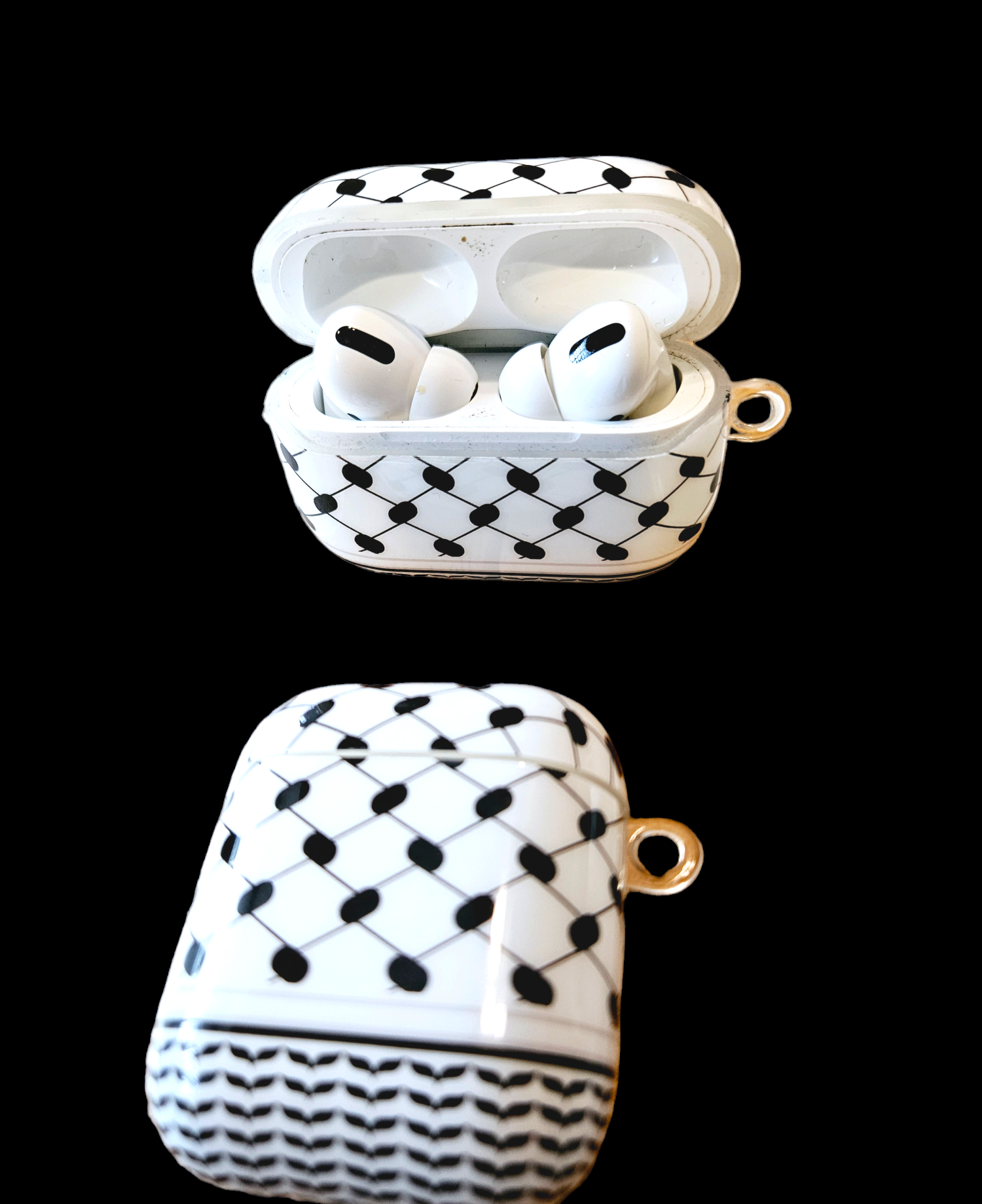Keffiyeh Air Pod Case - Air Pods 2 and Pro ear buds Cover