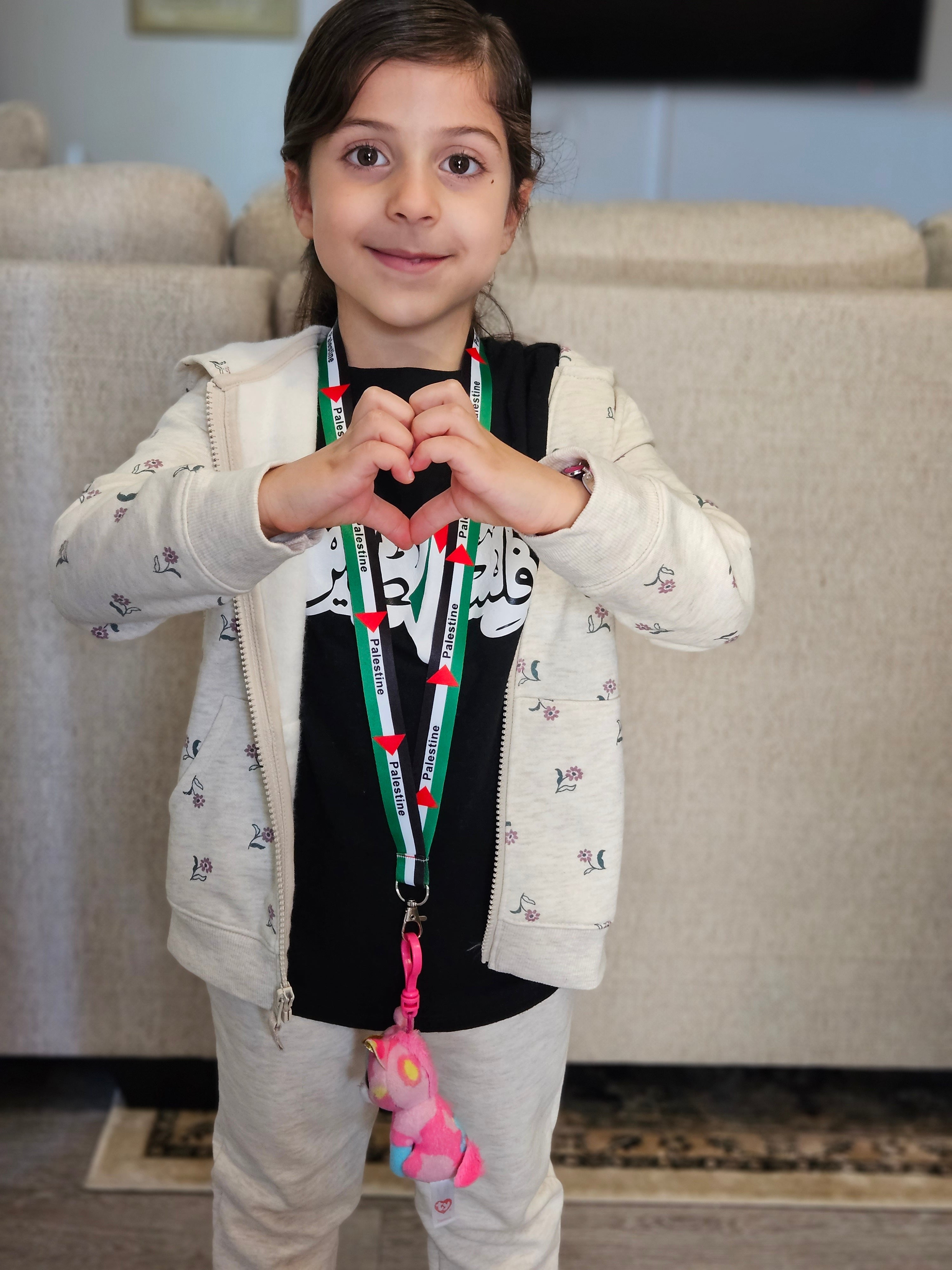 Lanyard - Palestine or Keffiyeh Key Holder / Badge Holder / ID Holder - Habibi Heritage