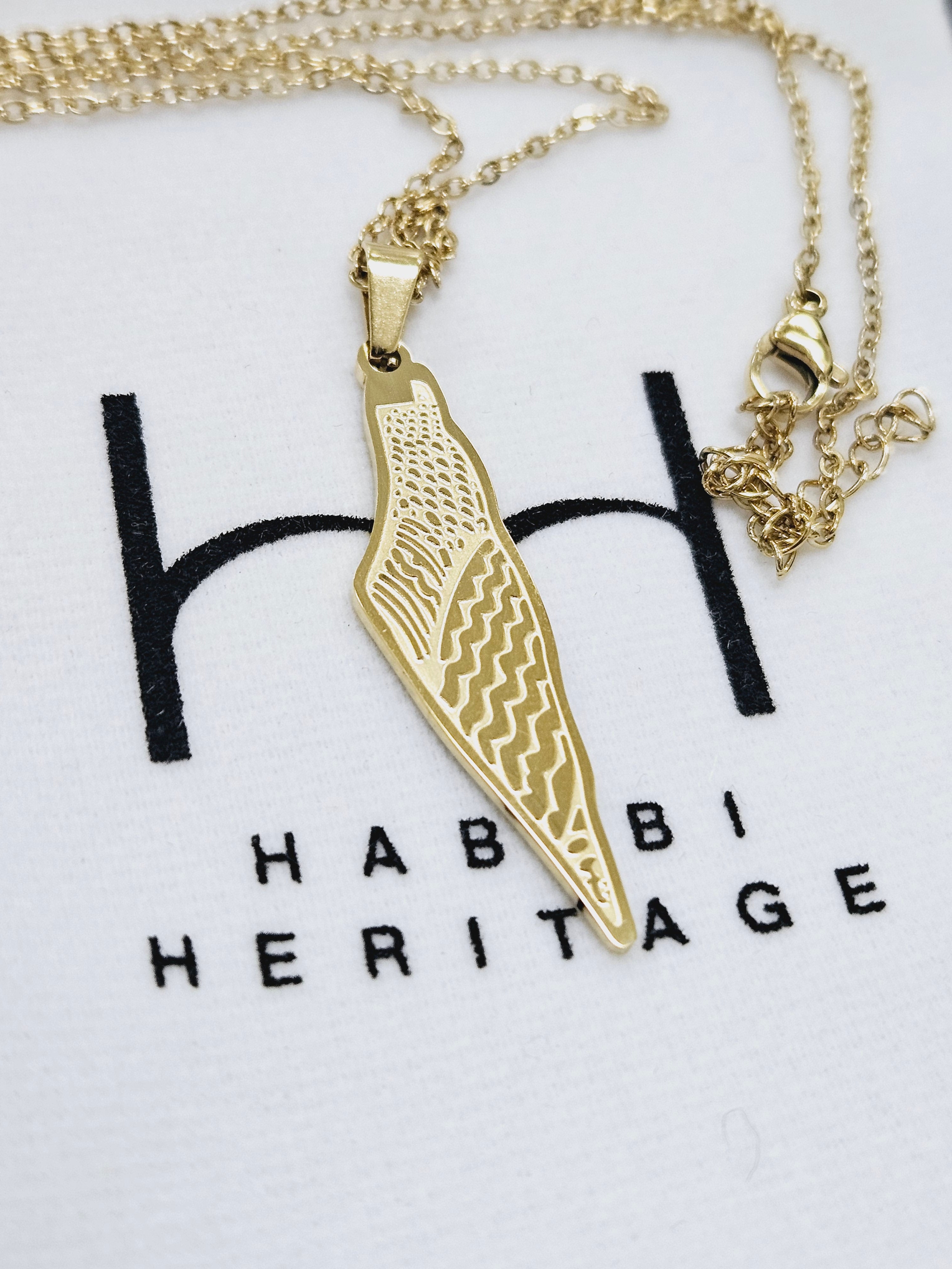 Palestine Keffiyeh Necklace - Habibi Heritage