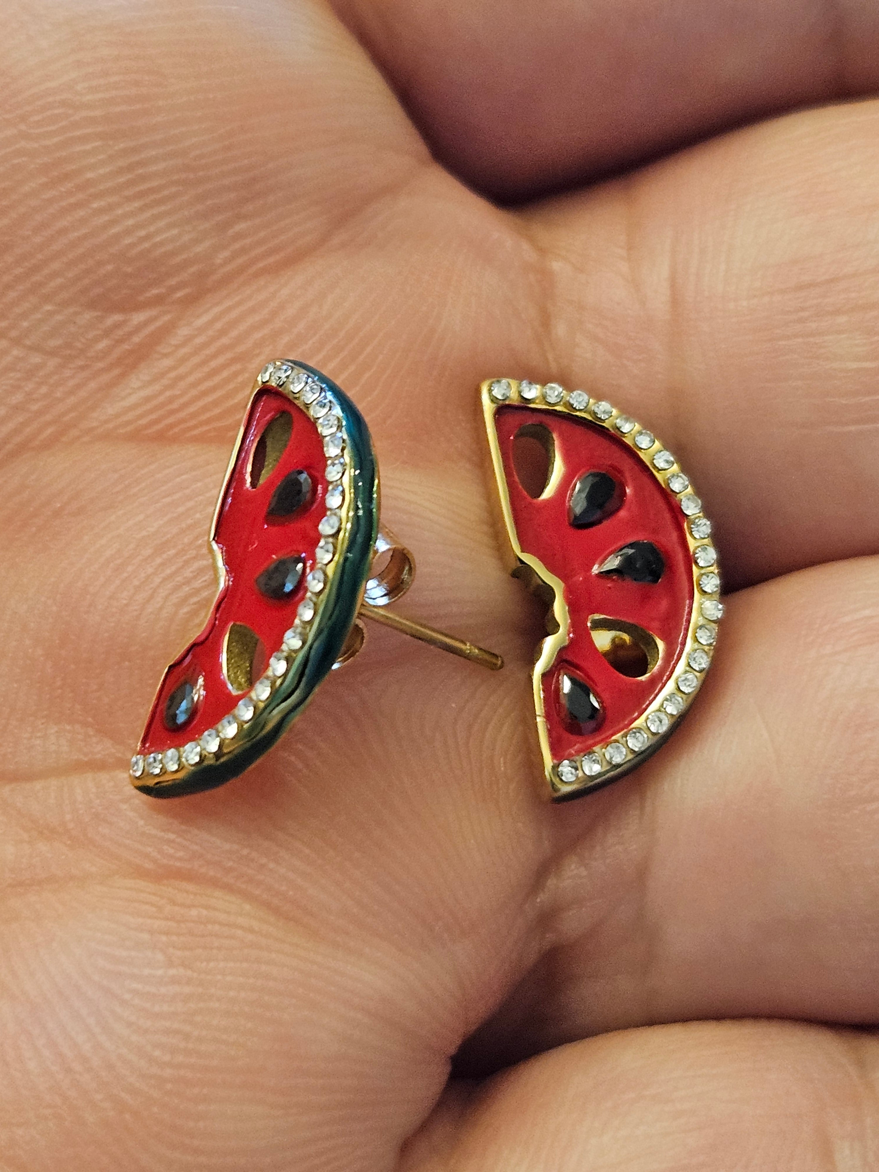 Watermelon Earrings