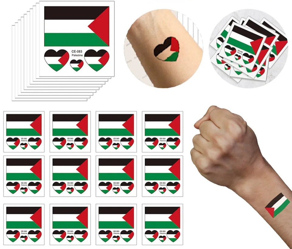 Palestine Temporary Tattoos - Habibi Heritage